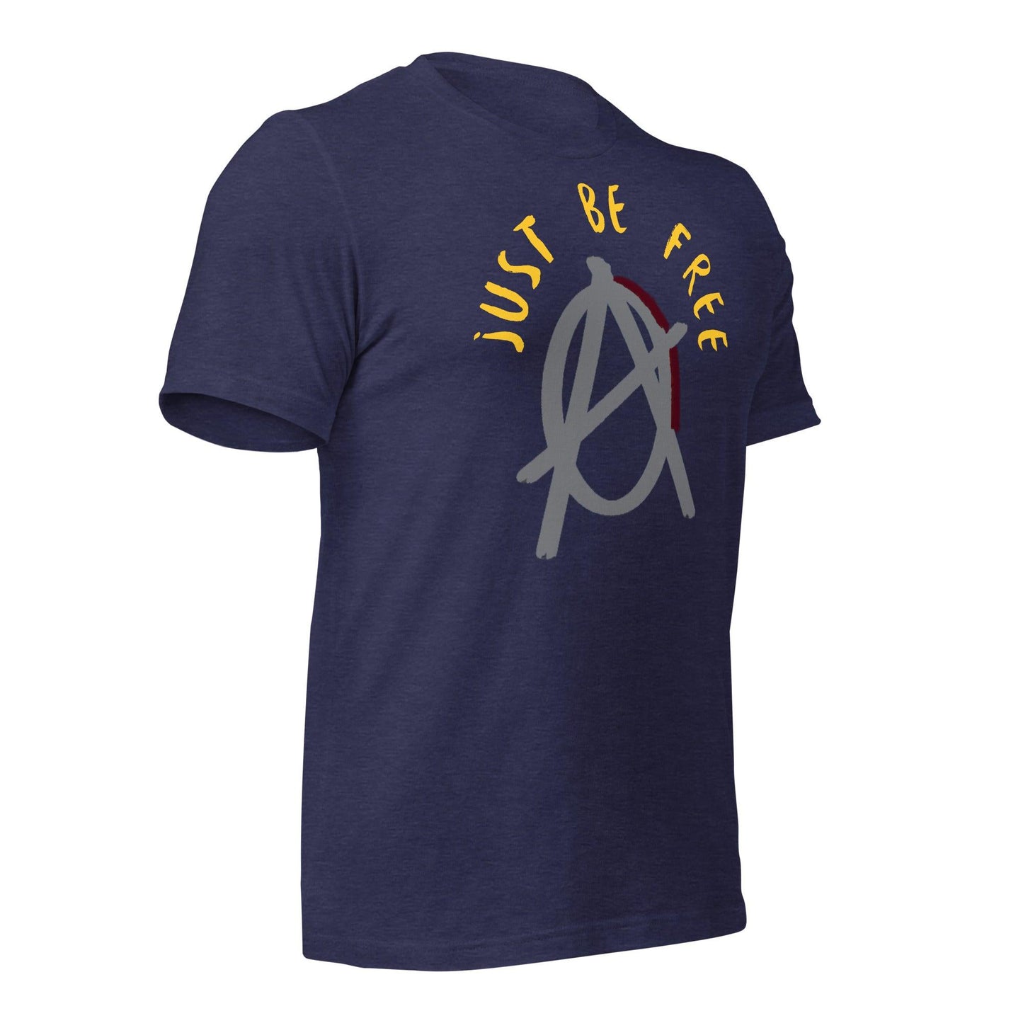 Anarchy Wear "Just Be Free" Agora Grey Unisex t-shirt - AnarchyWear