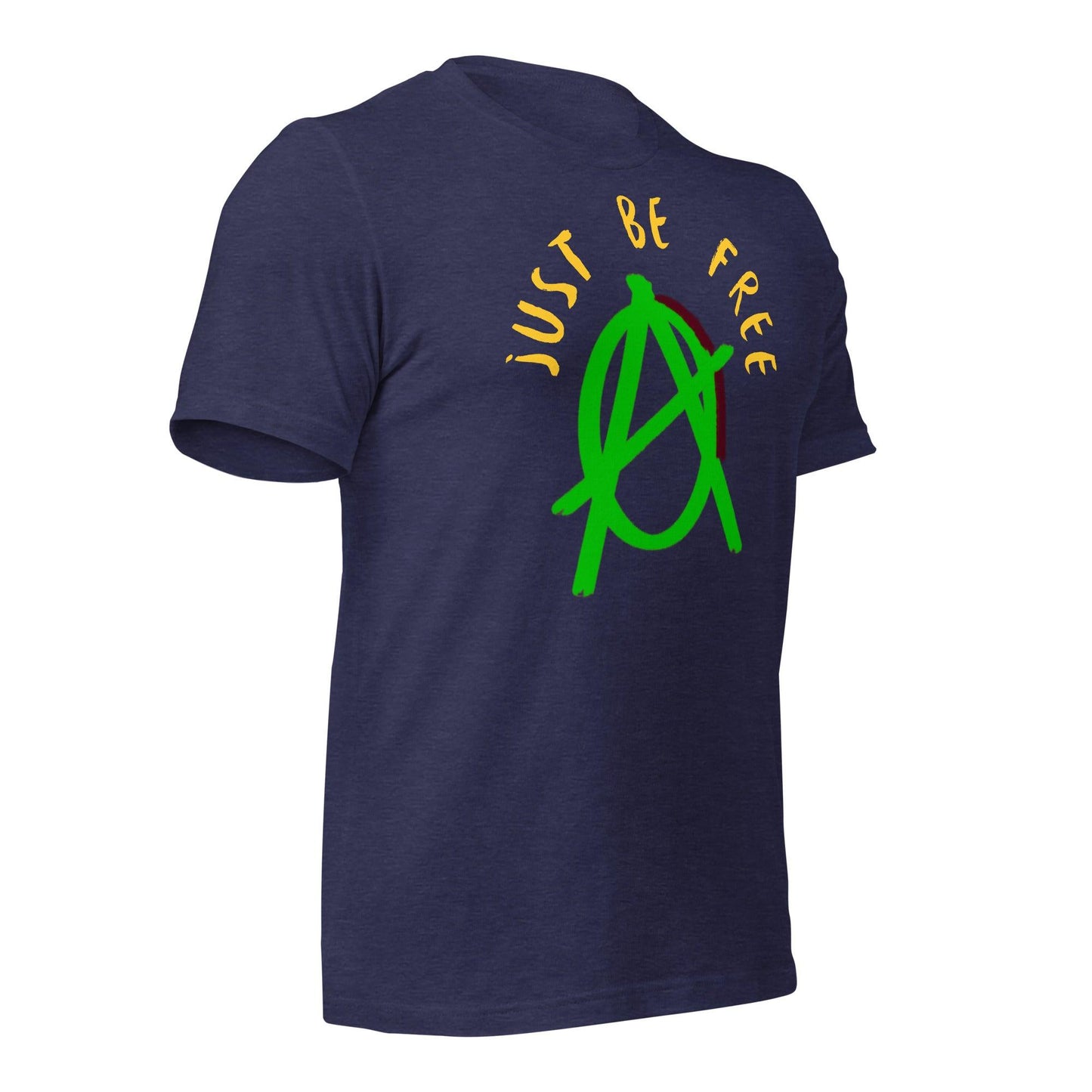 Anarchy Wear "Just Be Free" Green Unisex t-shirt - AnarchyWear