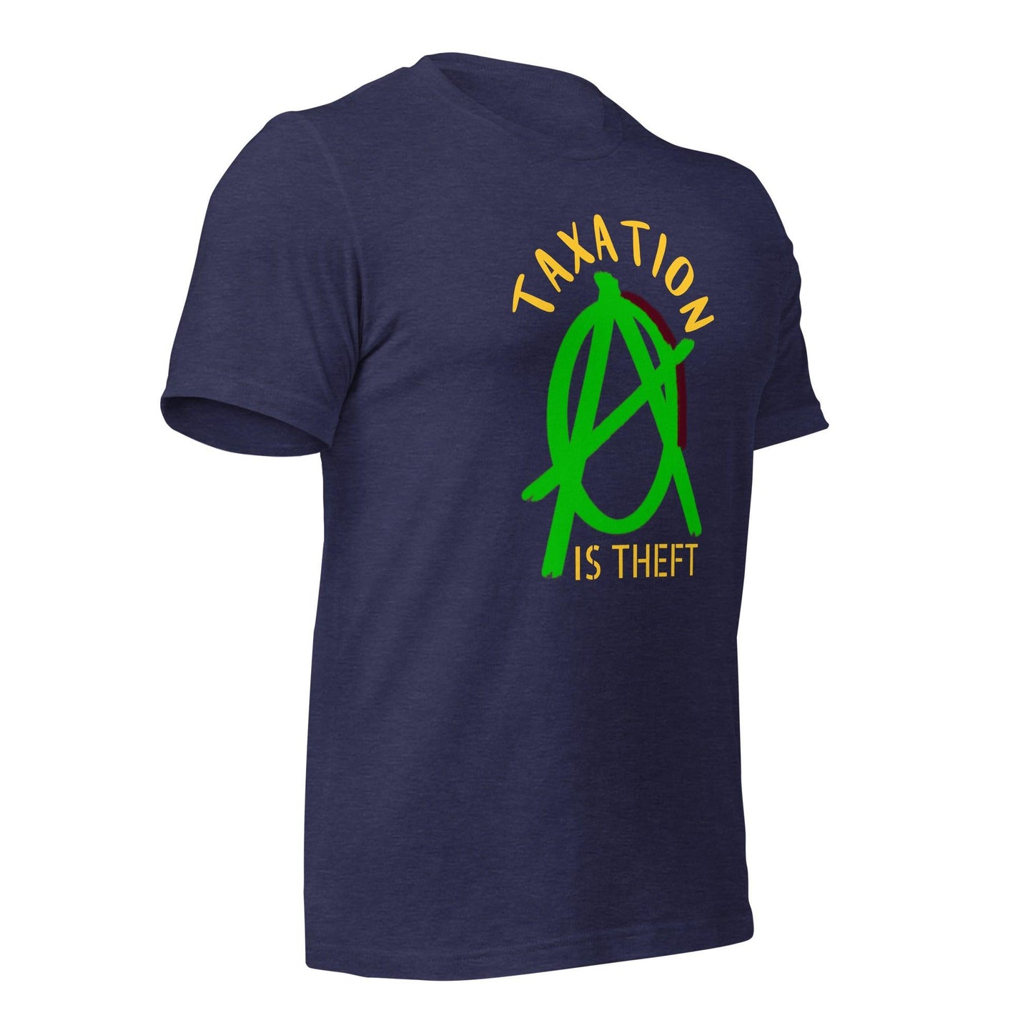 Anarchy Wear Green "Taxation Is Theft" Unisex t-shirt - AnarchyWear