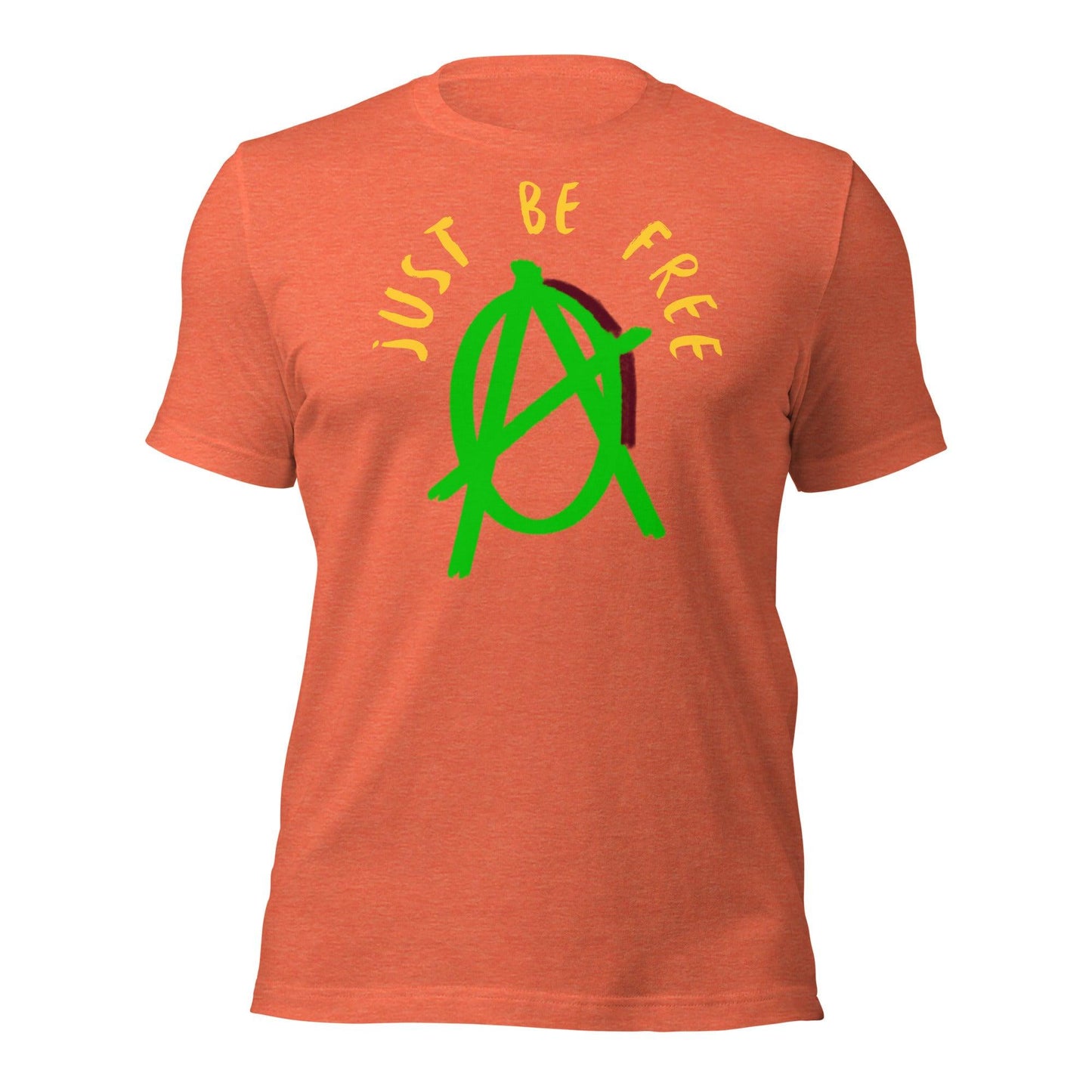 Anarchy Wear "Just Be Free" Green Pastels Unisex t-shirt - AnarchyWear