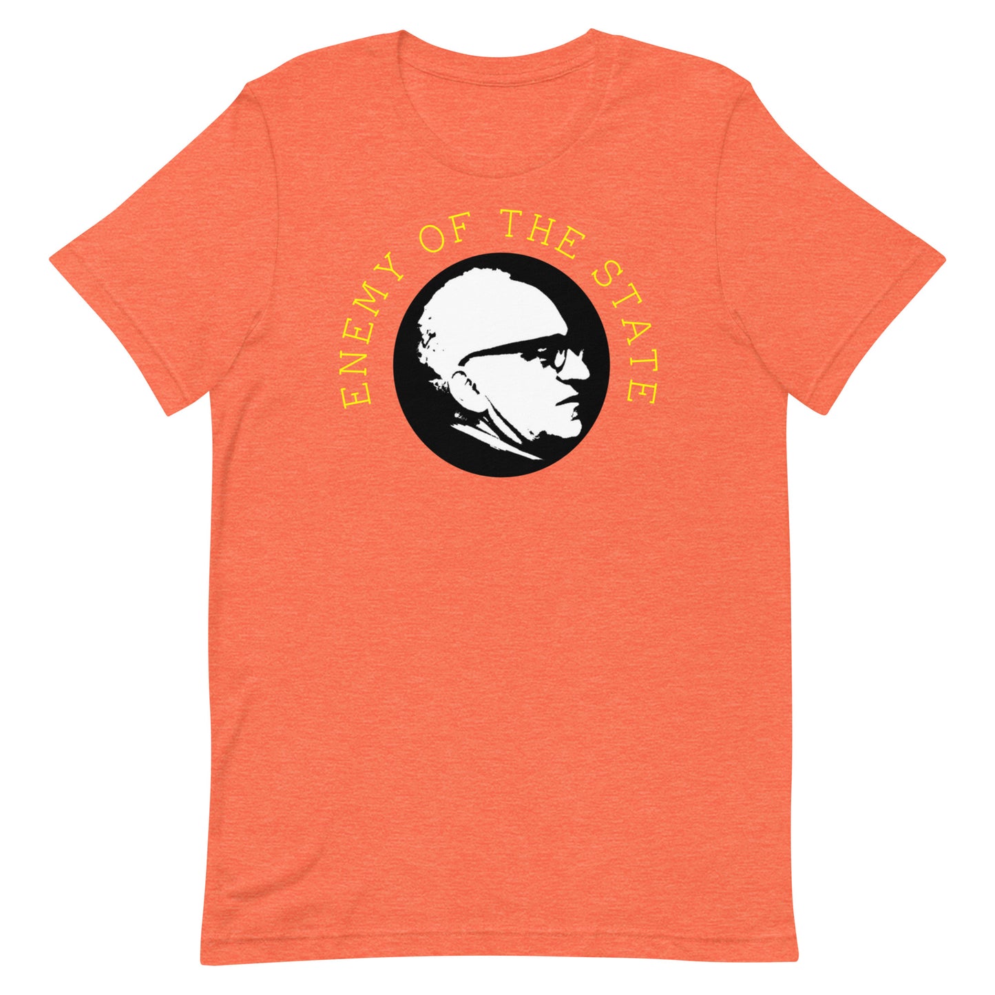 Anarchy Wear Gold on Pastels "Enemy of The State" Unisex t-shirt