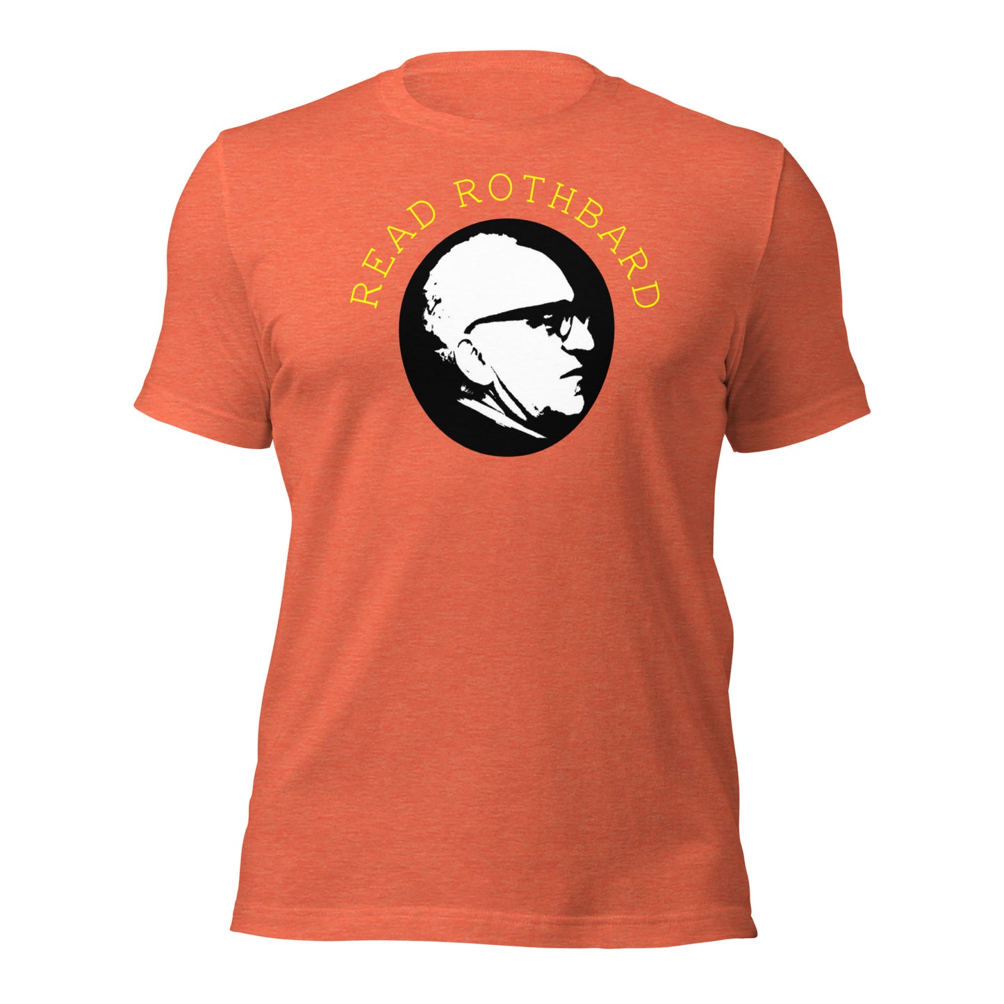 Anarchy Wear Gold on Pastels "Read Rothbard" Unisex t-shirt