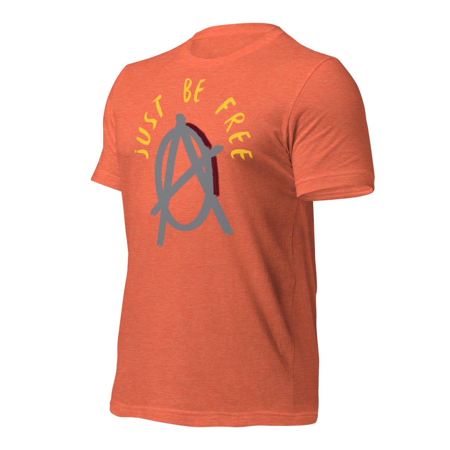 Anarchy Wear "Just Be Free" Grey Pastels Unisex t-shirt - AnarchyWear