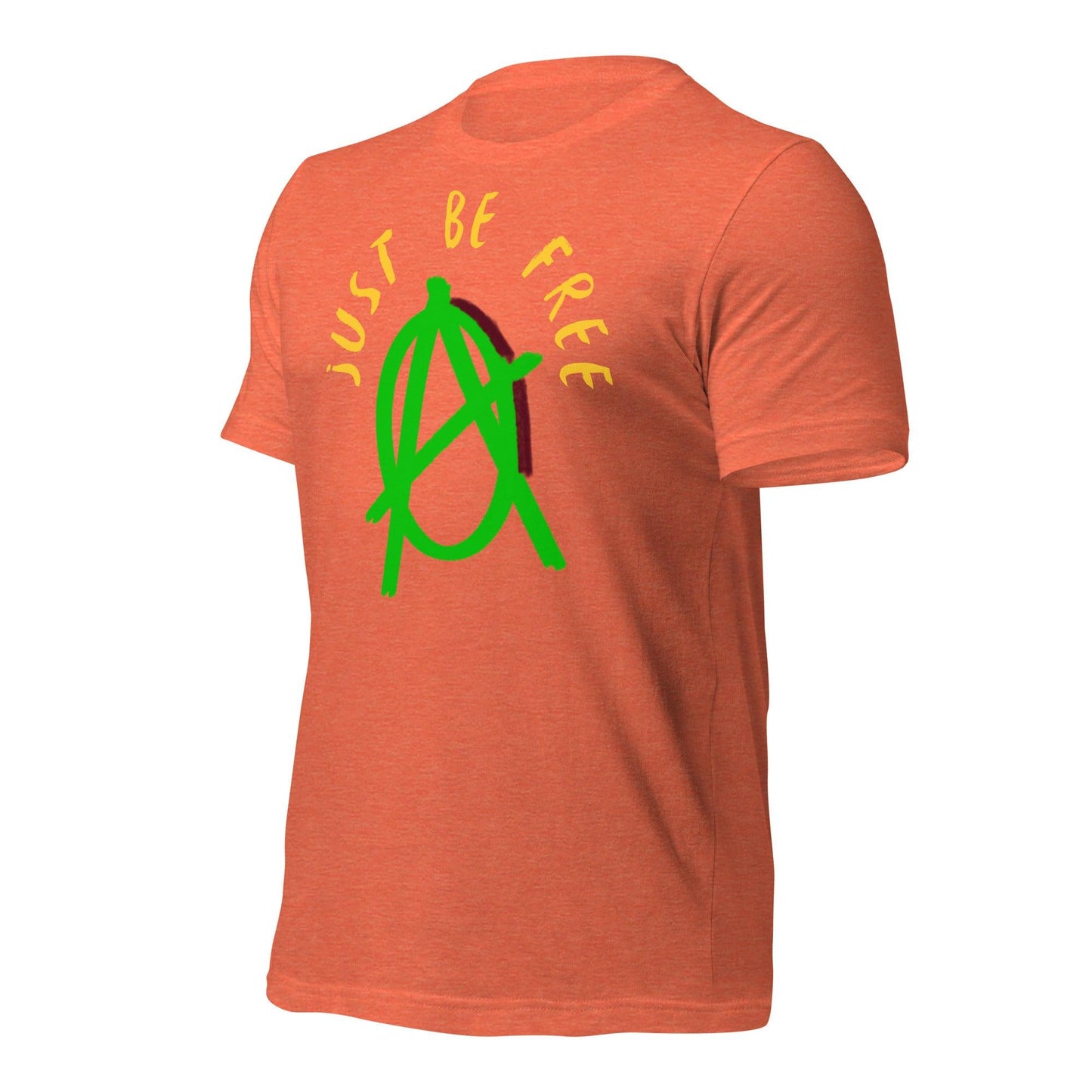 Anarchy Wear "Just Be Free" Green Pastels Unisex t-shirt - AnarchyWear