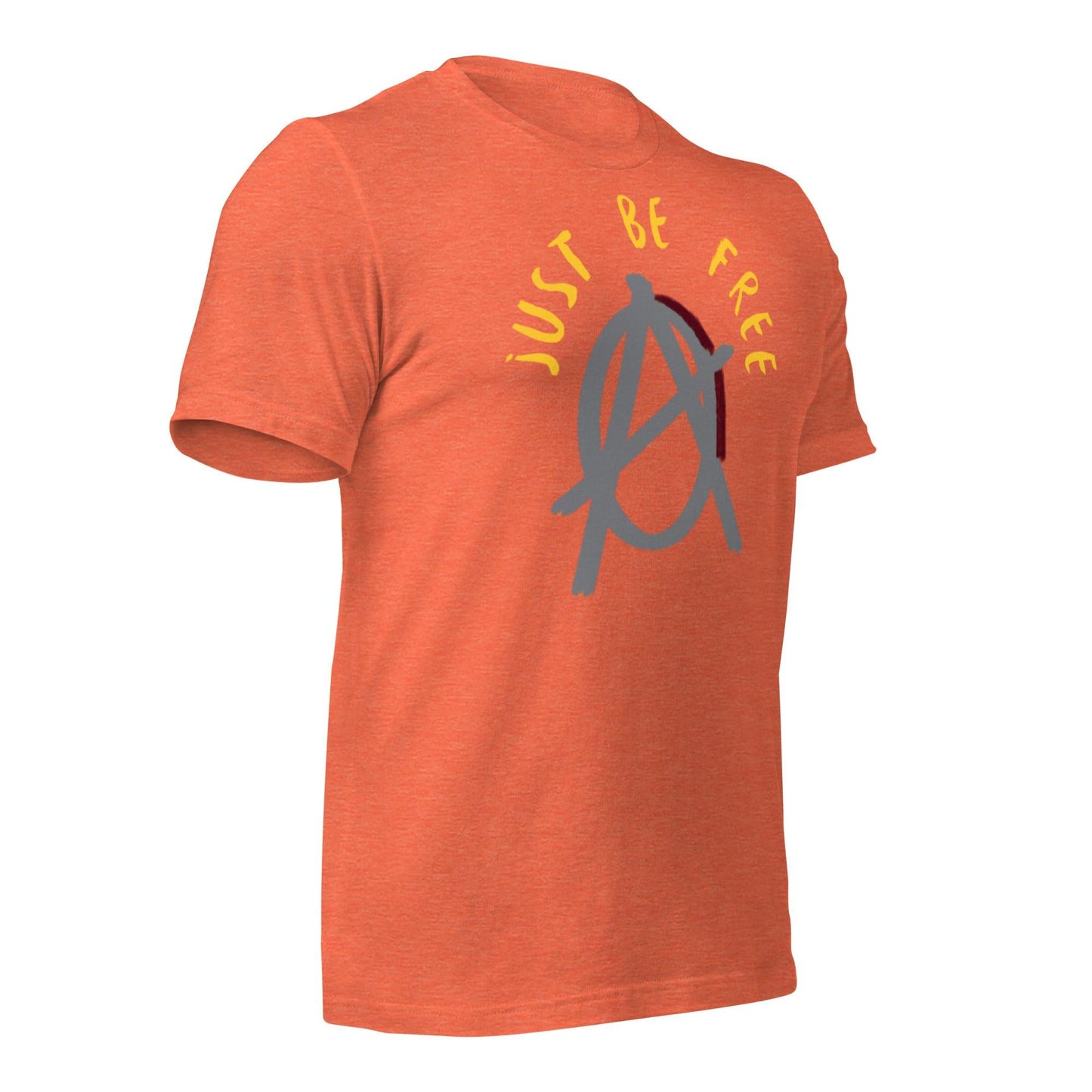 Anarchy Wear "Just Be Free" Grey Pastels Unisex t-shirt - AnarchyWear