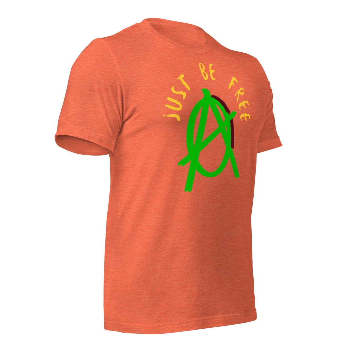 Anarchy Wear "Just Be Free" Green Pastels Unisex t-shirt - AnarchyWear