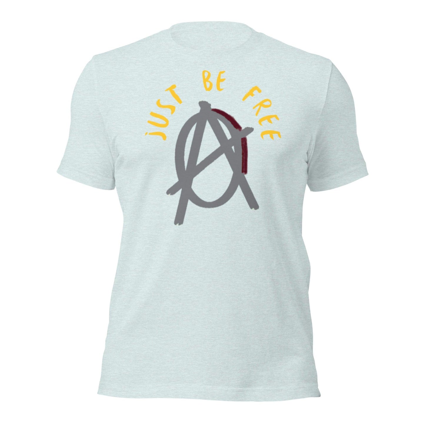 Anarchy Wear "Just Be Free" Grey Pastels Unisex t-shirt - AnarchyWear