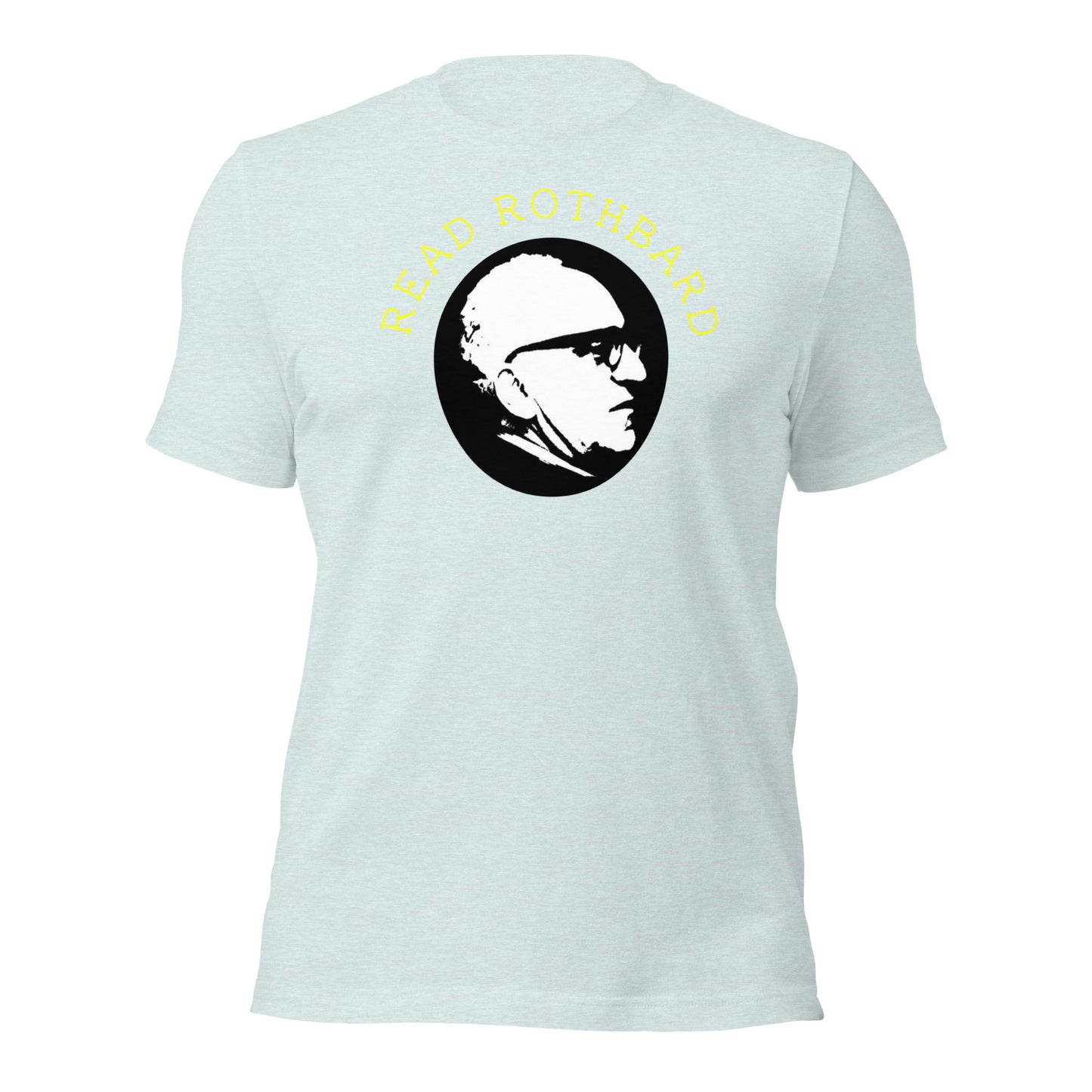 Anarchy Wear Gold on Pastels "Read Rothbard" Unisex t-shirt