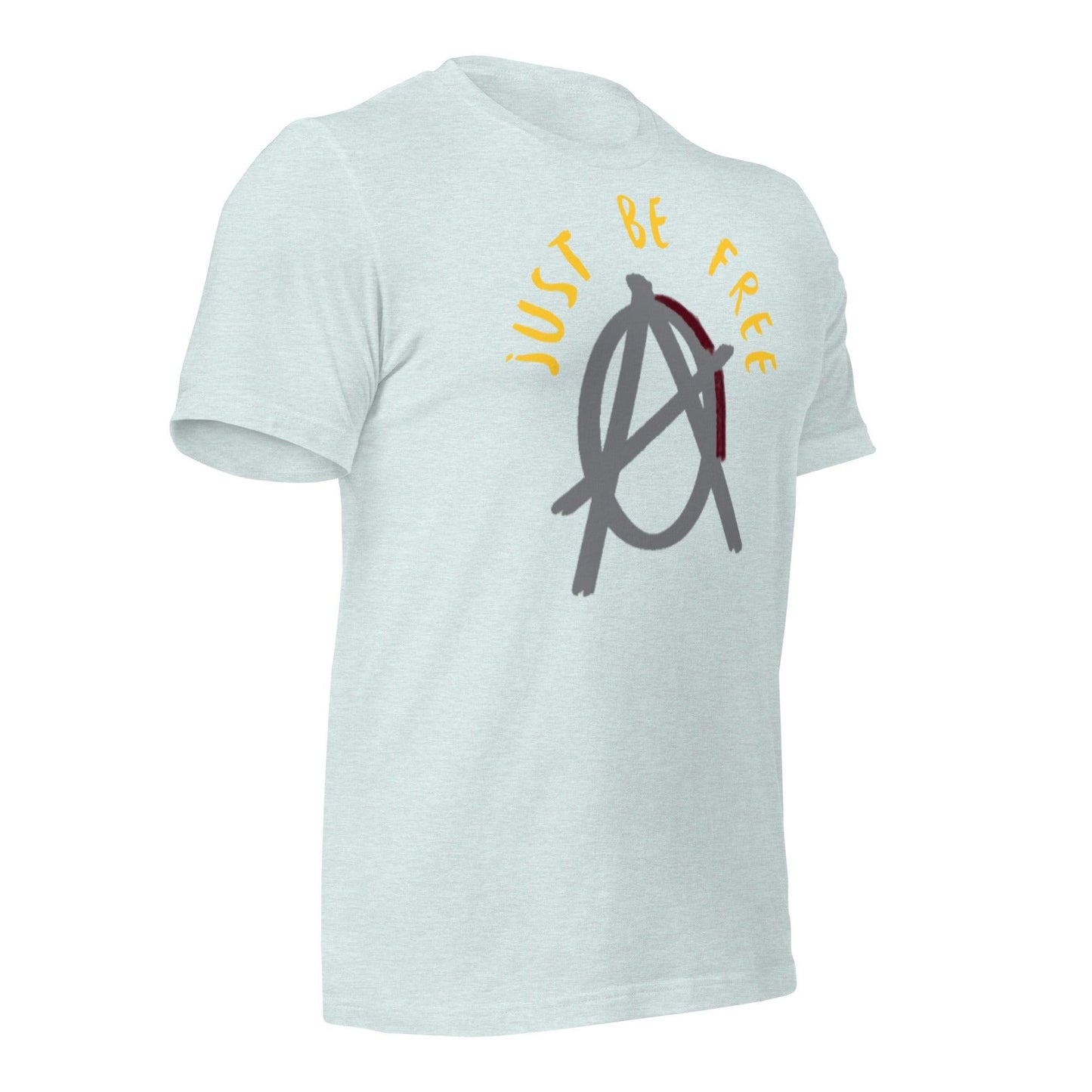 Anarchy Wear "Just Be Free" Grey Pastels Unisex t-shirt - AnarchyWear