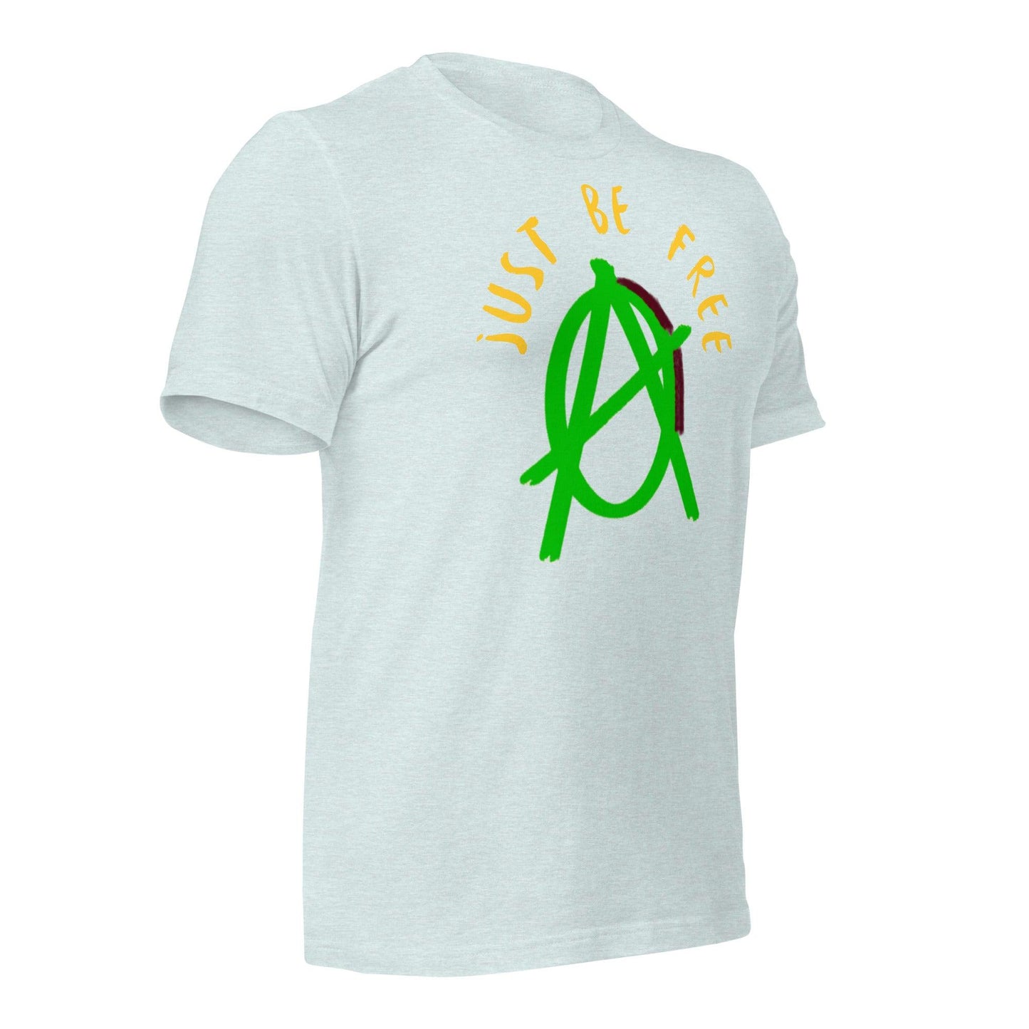 Anarchy Wear "Just Be Free" Green Pastels Unisex t-shirt - AnarchyWear