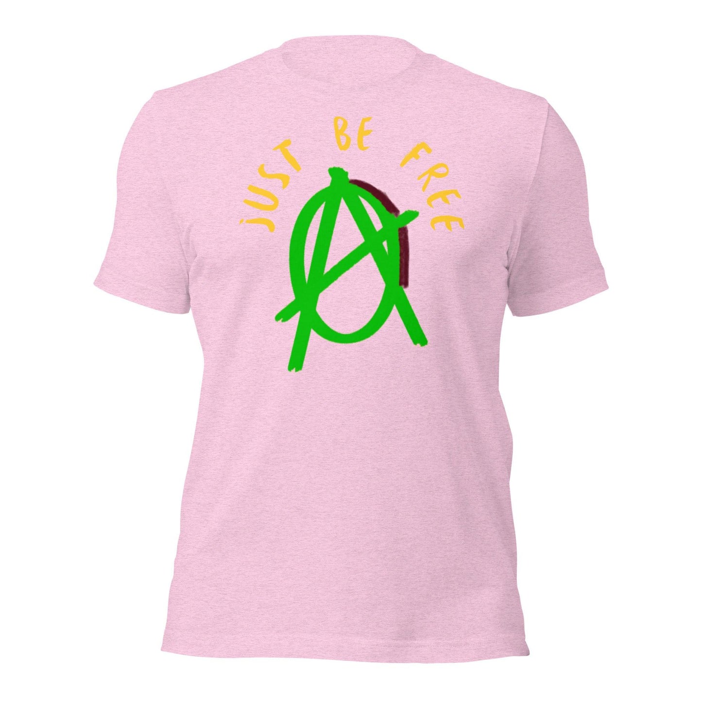 Anarchy Wear "Just Be Free" Green Pastels Unisex t-shirt - AnarchyWear