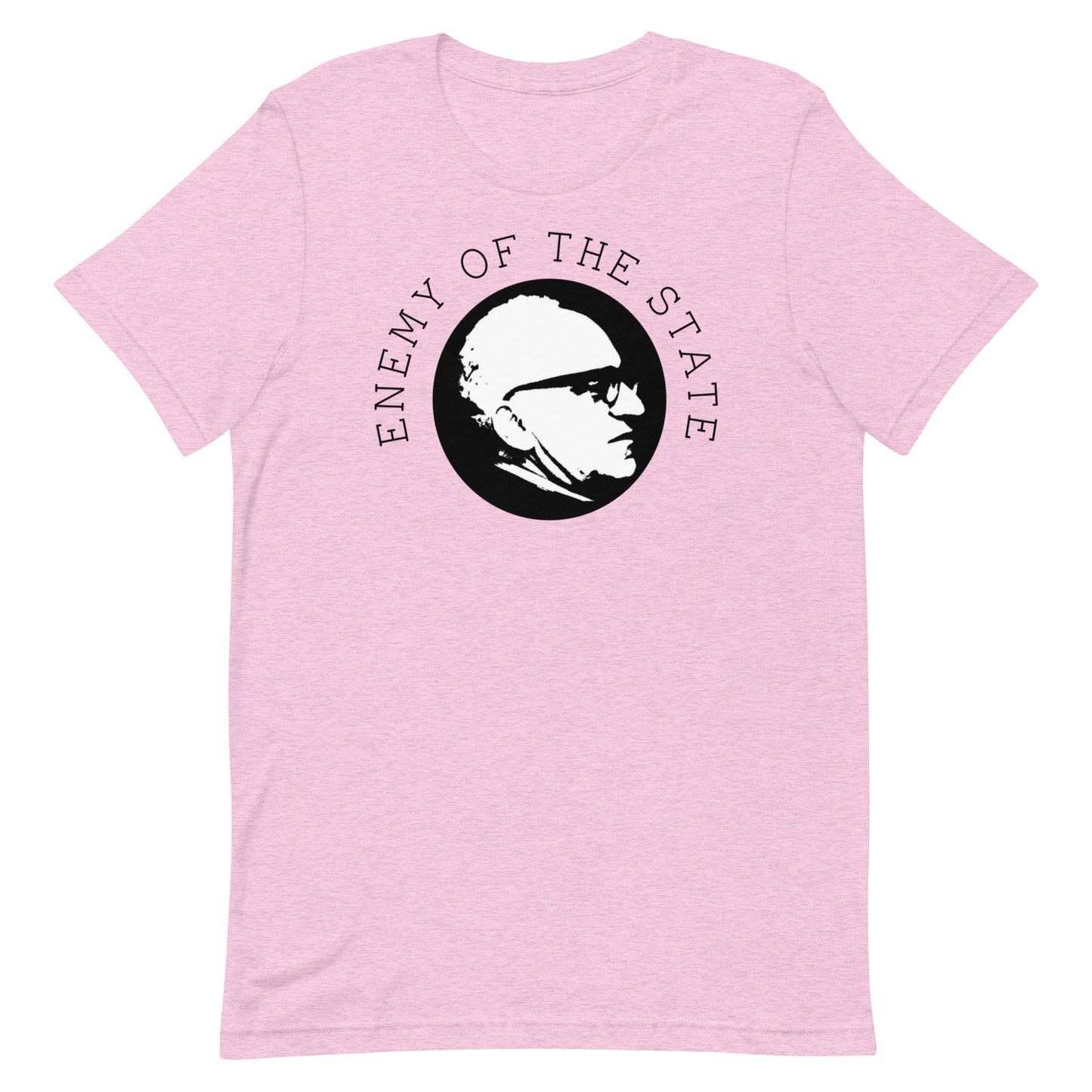 Anarchy Wear Black on Pastels "Enemy of The State" Unisex t-shirt