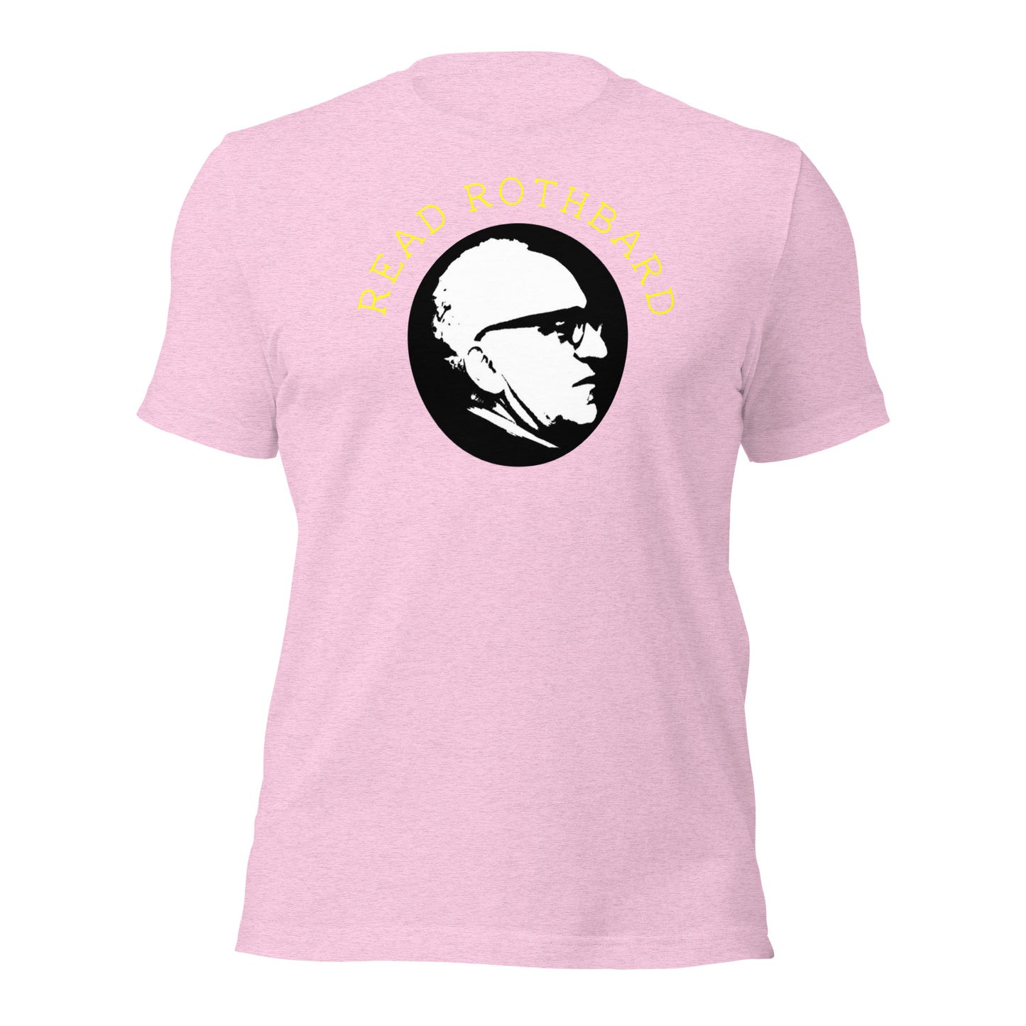 Anarchy Wear Gold on Pastels "Read Rothbard" Unisex t-shirt