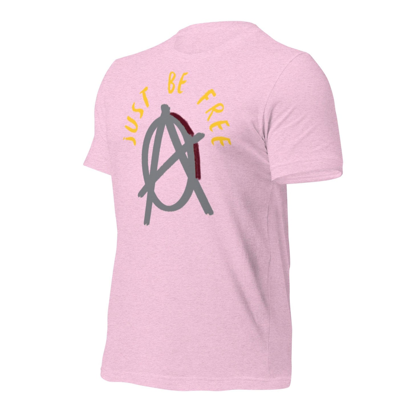 Anarchy Wear "Just Be Free" Grey Pastels Unisex t-shirt - AnarchyWear