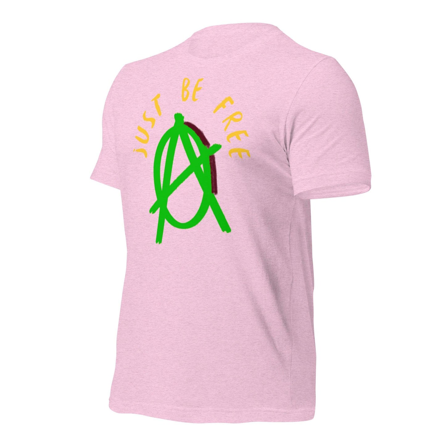 Anarchy Wear "Just Be Free" Green Pastels Unisex t-shirt - AnarchyWear