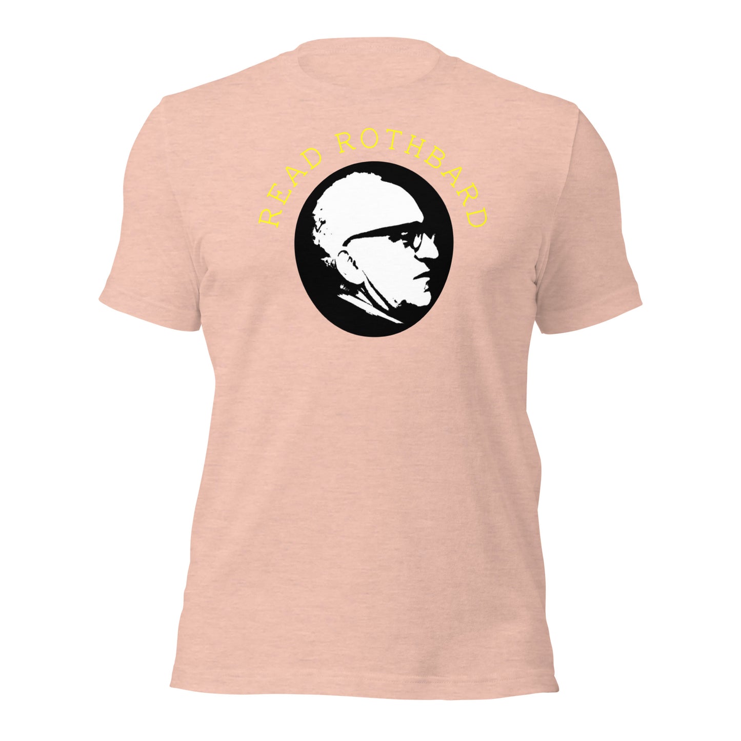 Anarchy Wear Gold on Pastels "Read Rothbard" Unisex t-shirt