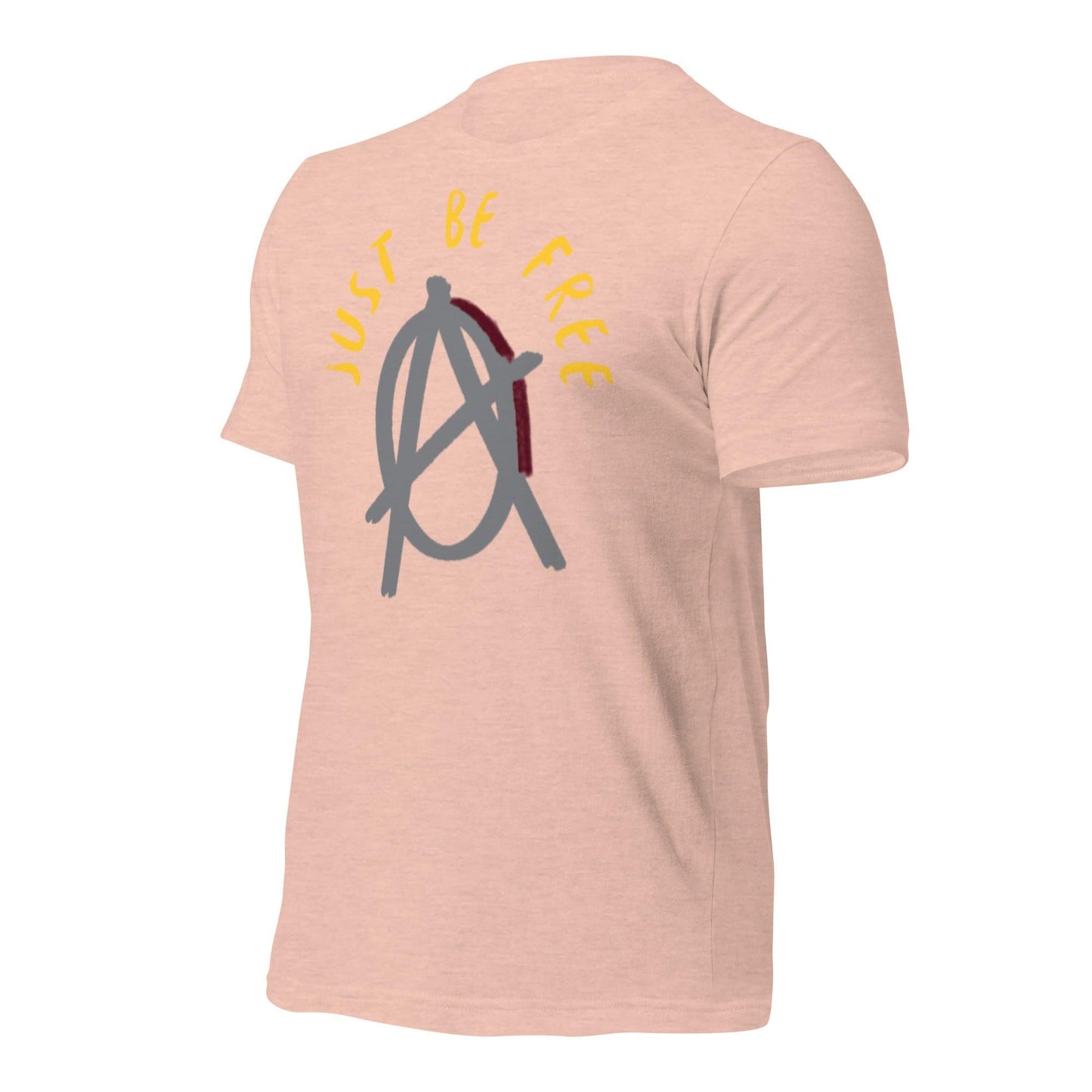 Anarchy Wear "Just Be Free" Grey Pastels Unisex t-shirt - AnarchyWear