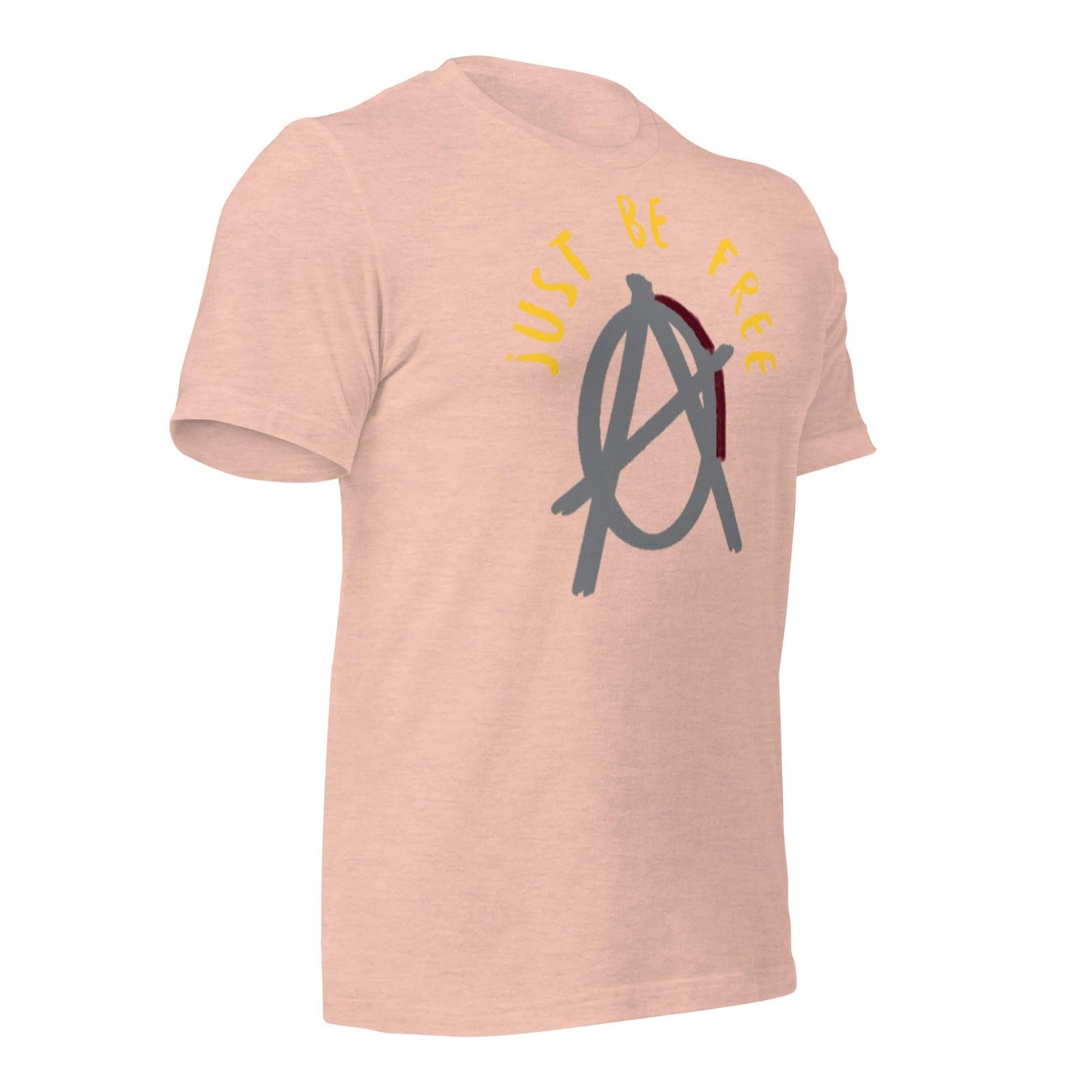 Anarchy Wear "Just Be Free" Grey Pastels Unisex t-shirt - AnarchyWear