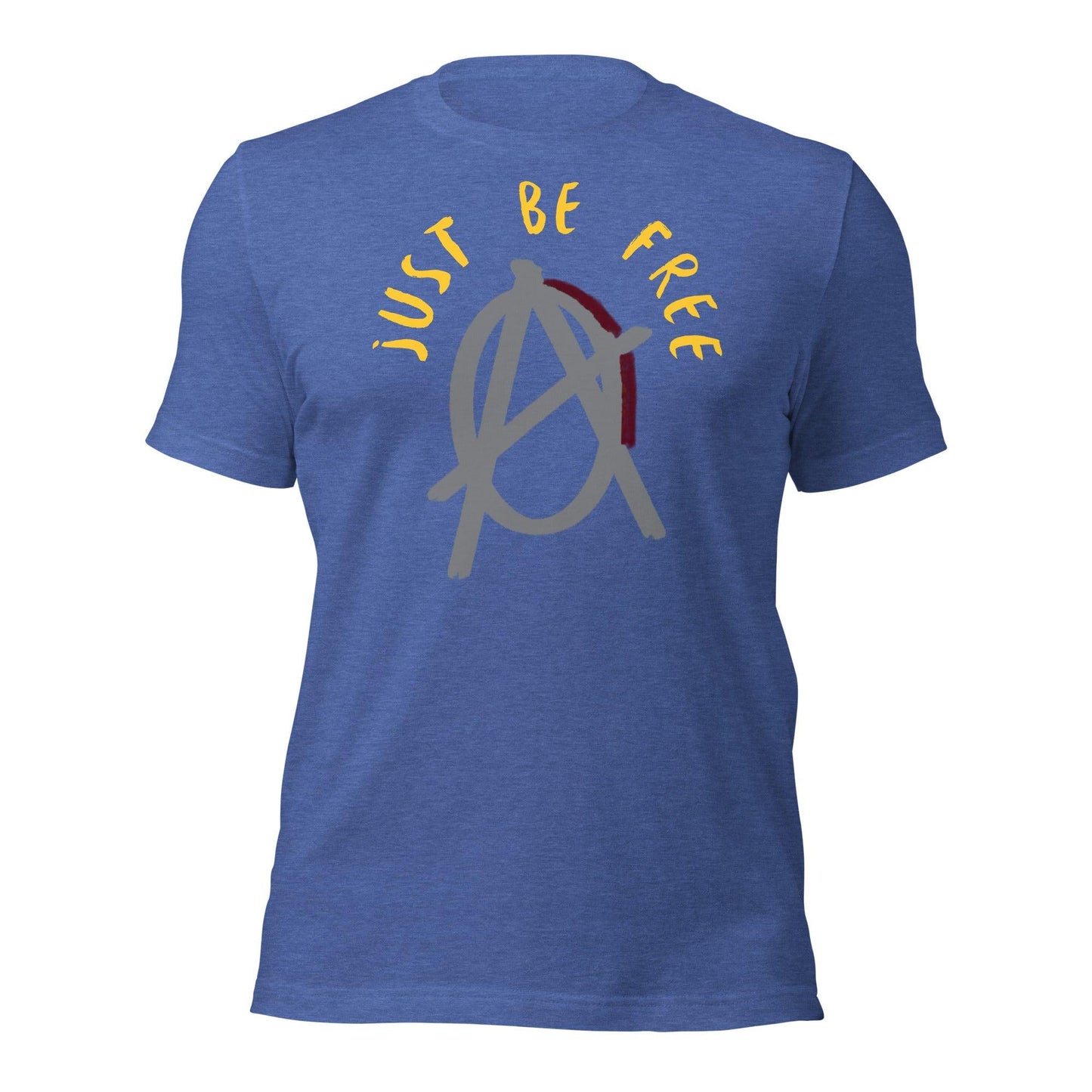 Anarchy Wear "Just Be Free" Agora Grey Unisex t-shirt - AnarchyWear