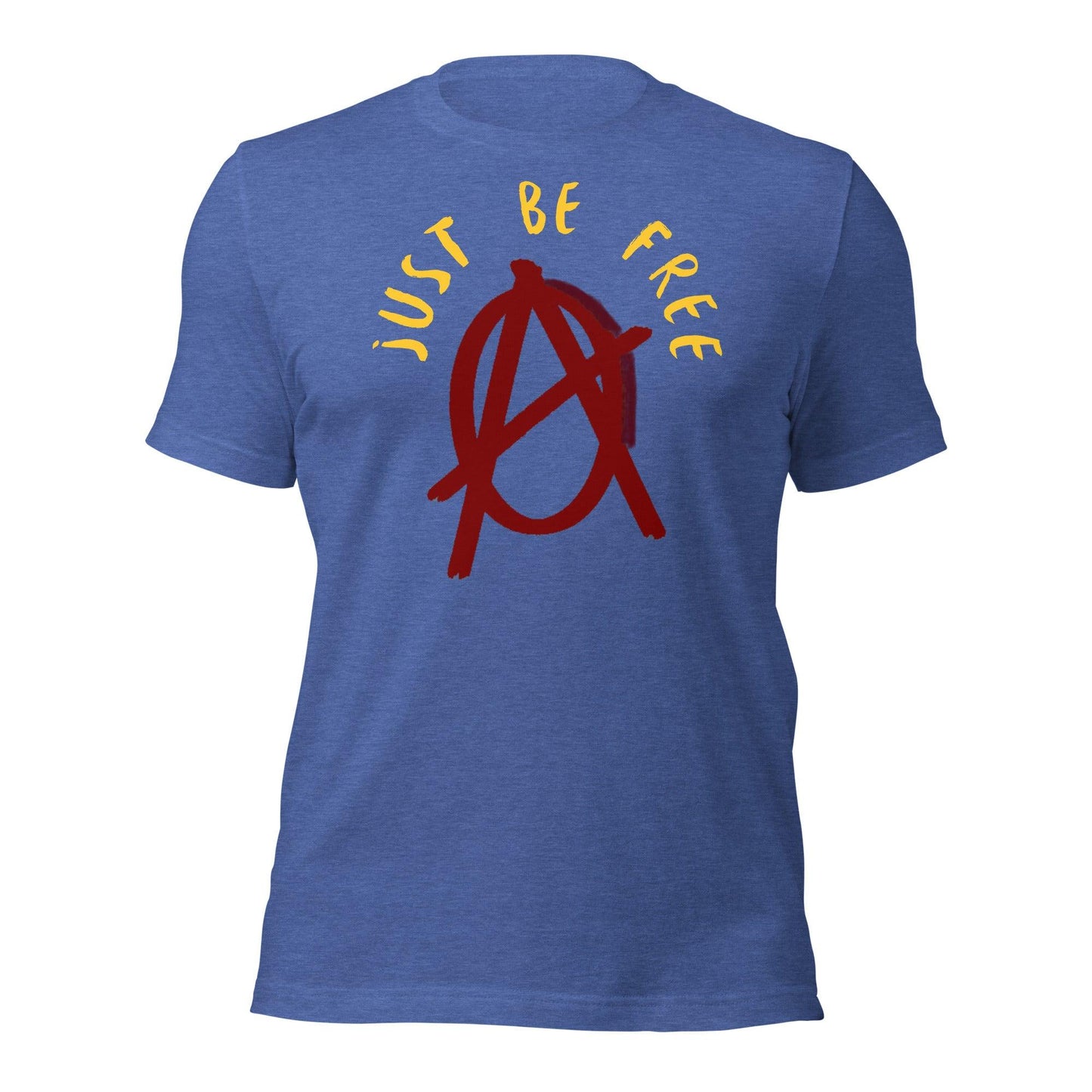 Anarchy Wear "Just Be Free" Red Unisex t-shirt - AnarchyWear