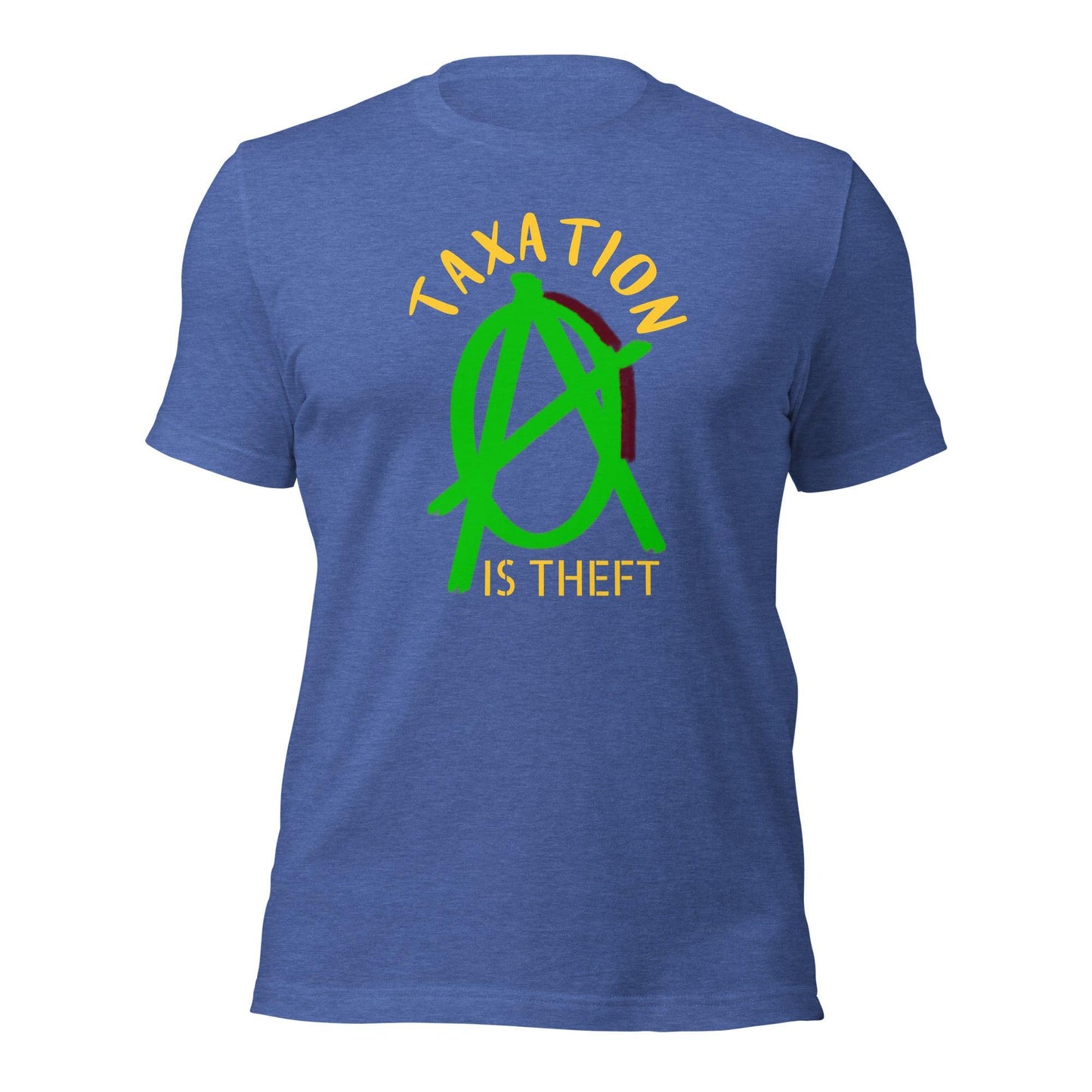 Anarchy Wear Green "Taxation Is Theft" Unisex t-shirt - AnarchyWear