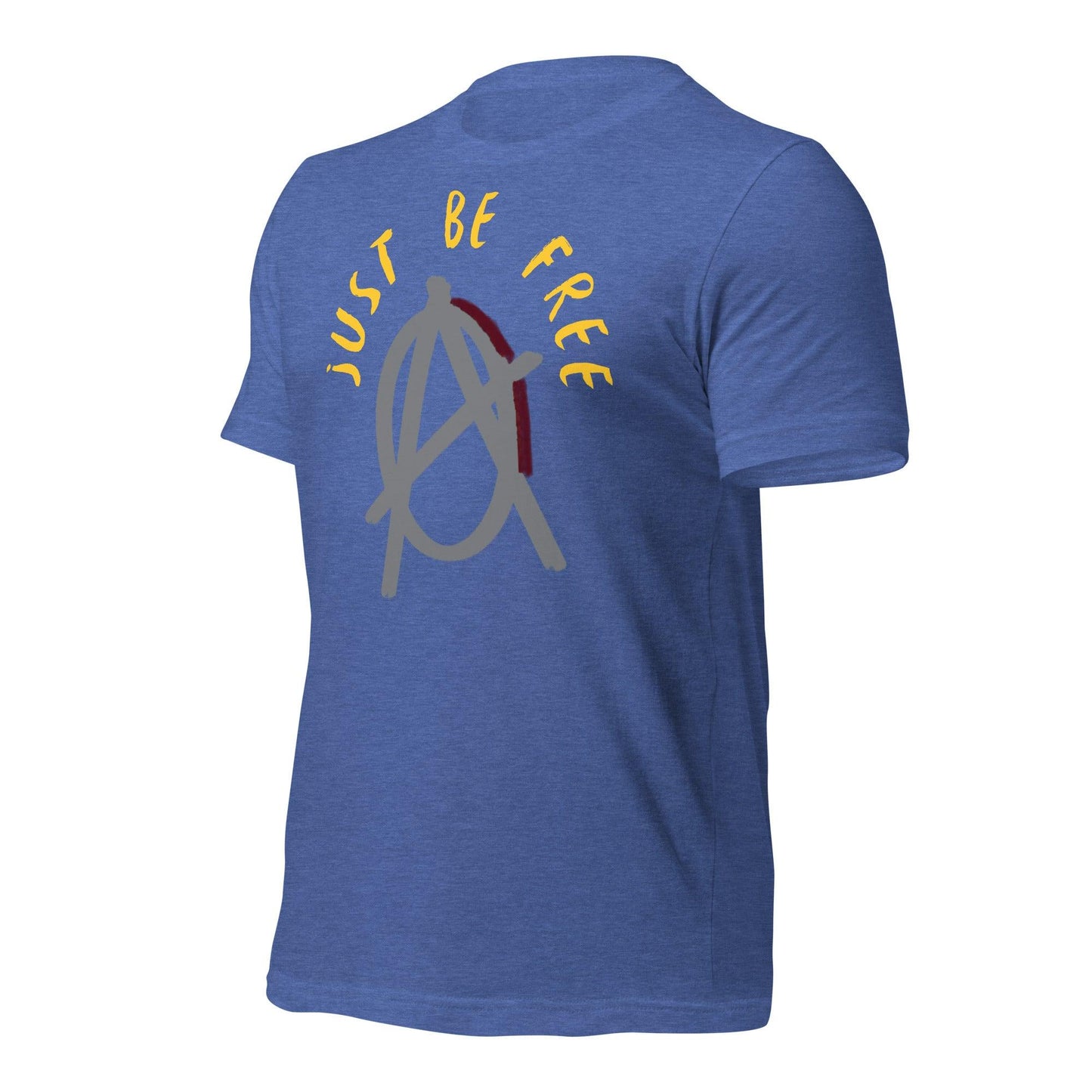 Anarchy Wear "Just Be Free" Agora Grey Unisex t-shirt - AnarchyWear