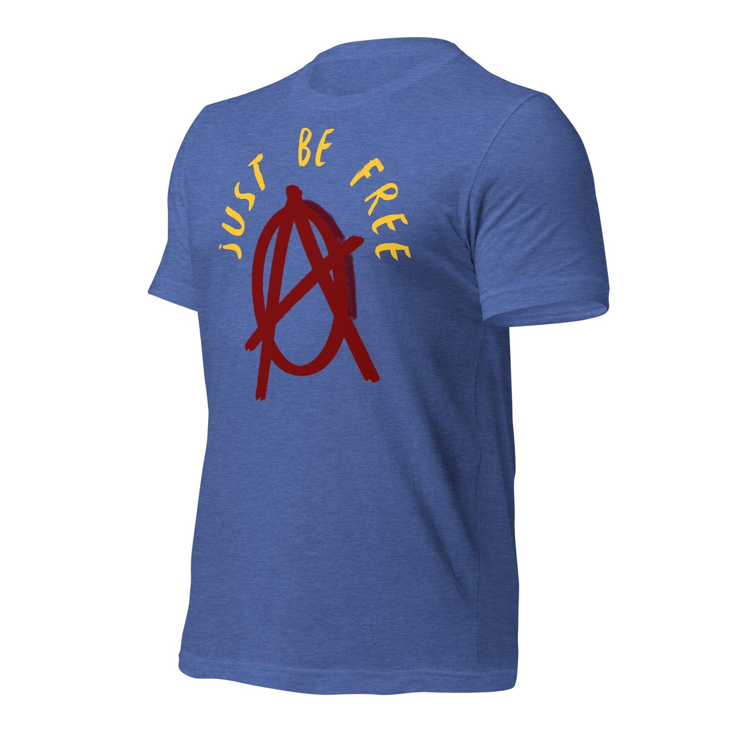 Anarchy Wear "Just Be Free" Red Unisex t-shirt - AnarchyWear