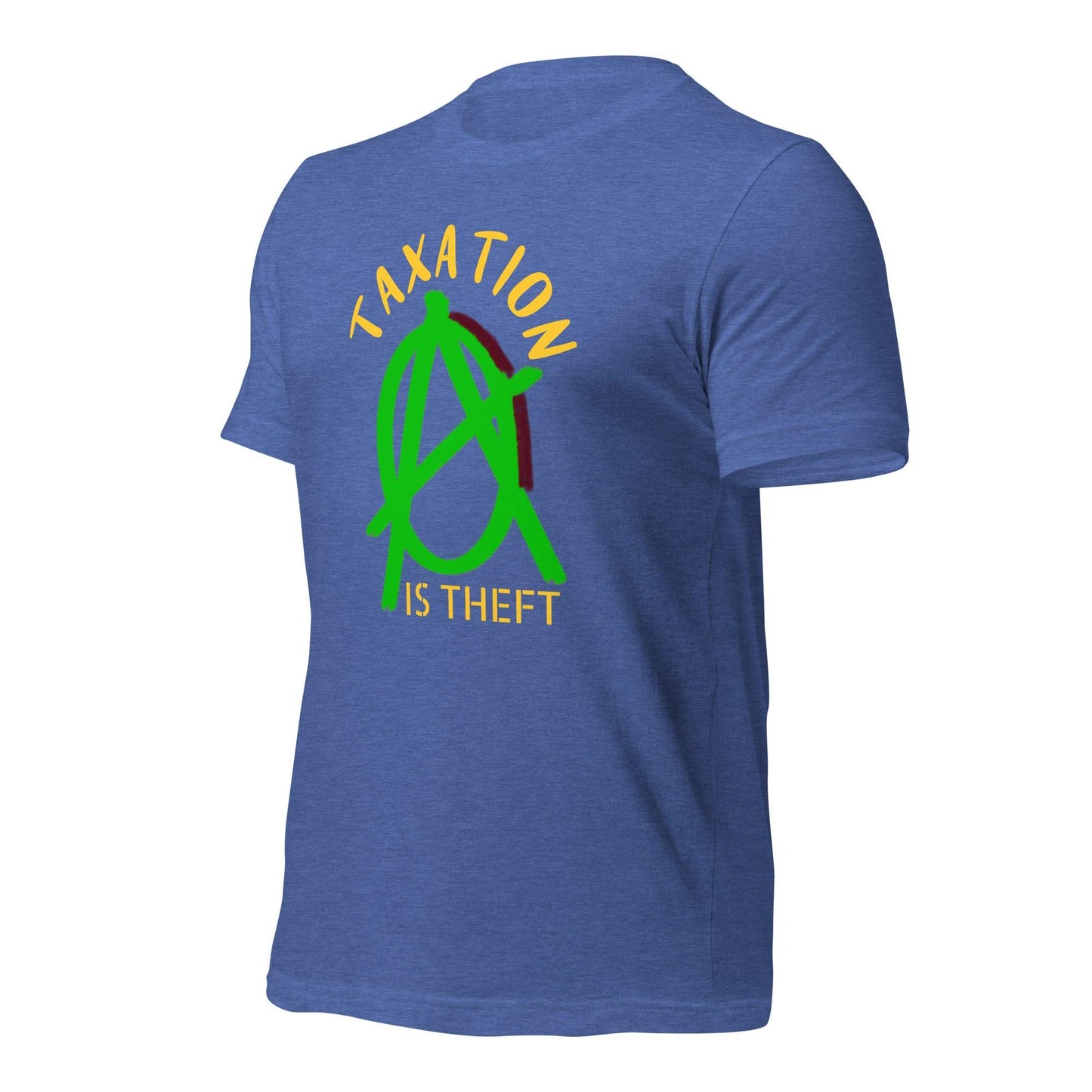 Anarchy Wear Green "Taxation Is Theft" Unisex t-shirt - AnarchyWear