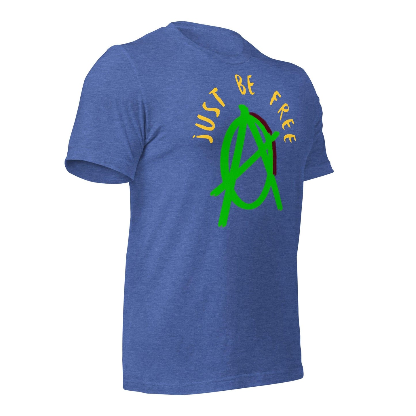 Anarchy Wear "Just Be Free" Green Unisex t-shirt - AnarchyWear