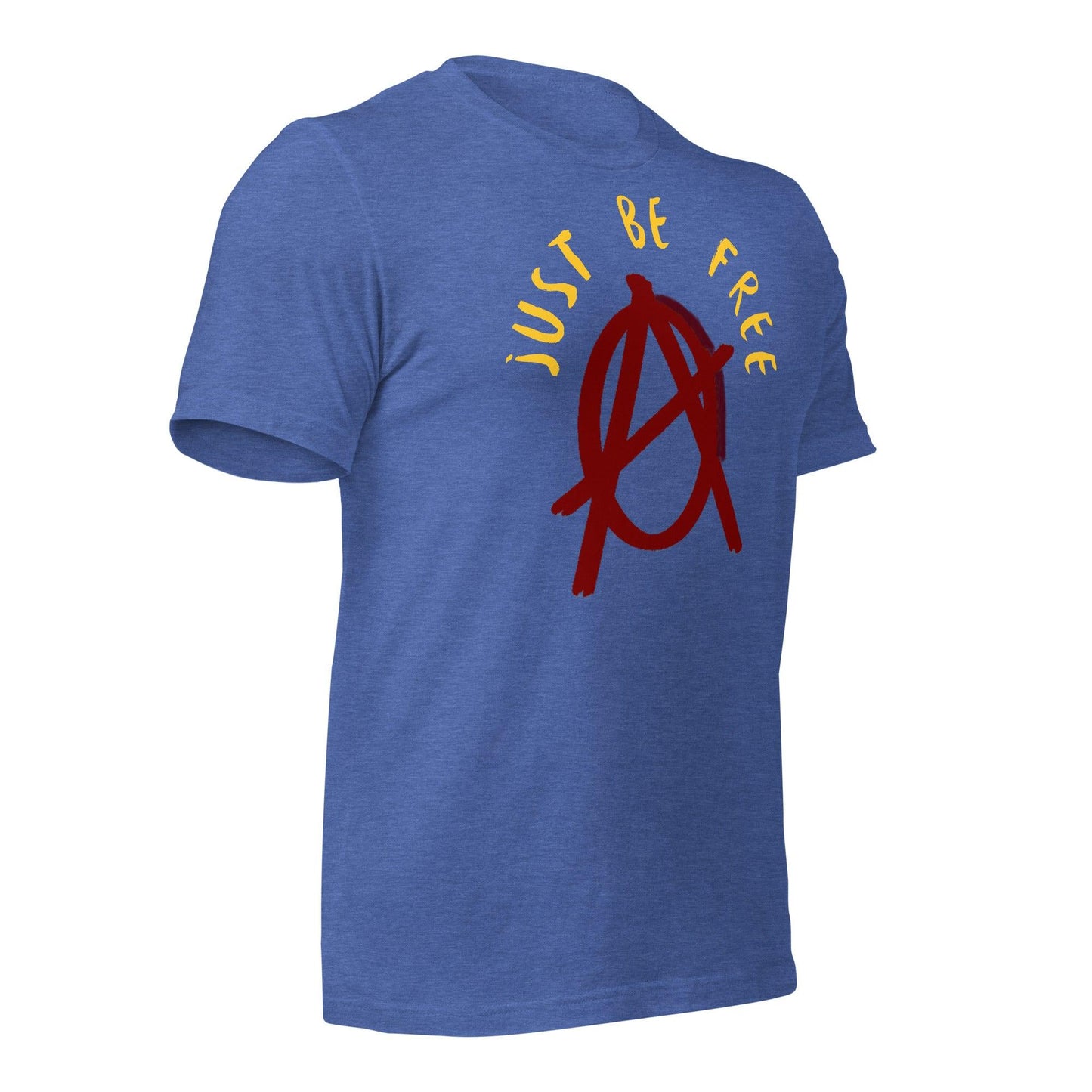 Anarchy Wear "Just Be Free" Red Unisex t-shirt - AnarchyWear