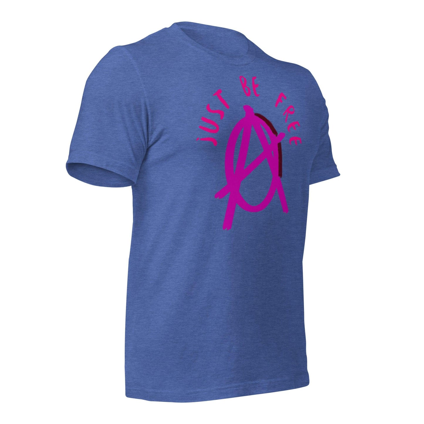 Anarchy Wear "Just Be Free" Pink Unisex t-shirt - AnarchyWear