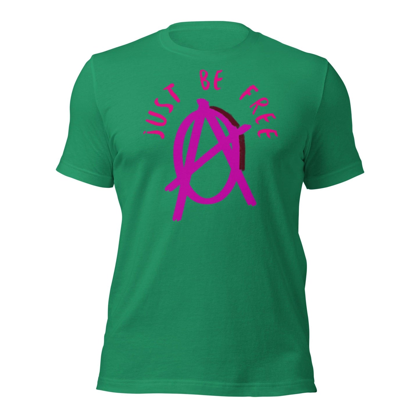 Anarchy Wear "Just Be Free" Pink Unisex t-shirt - AnarchyWear