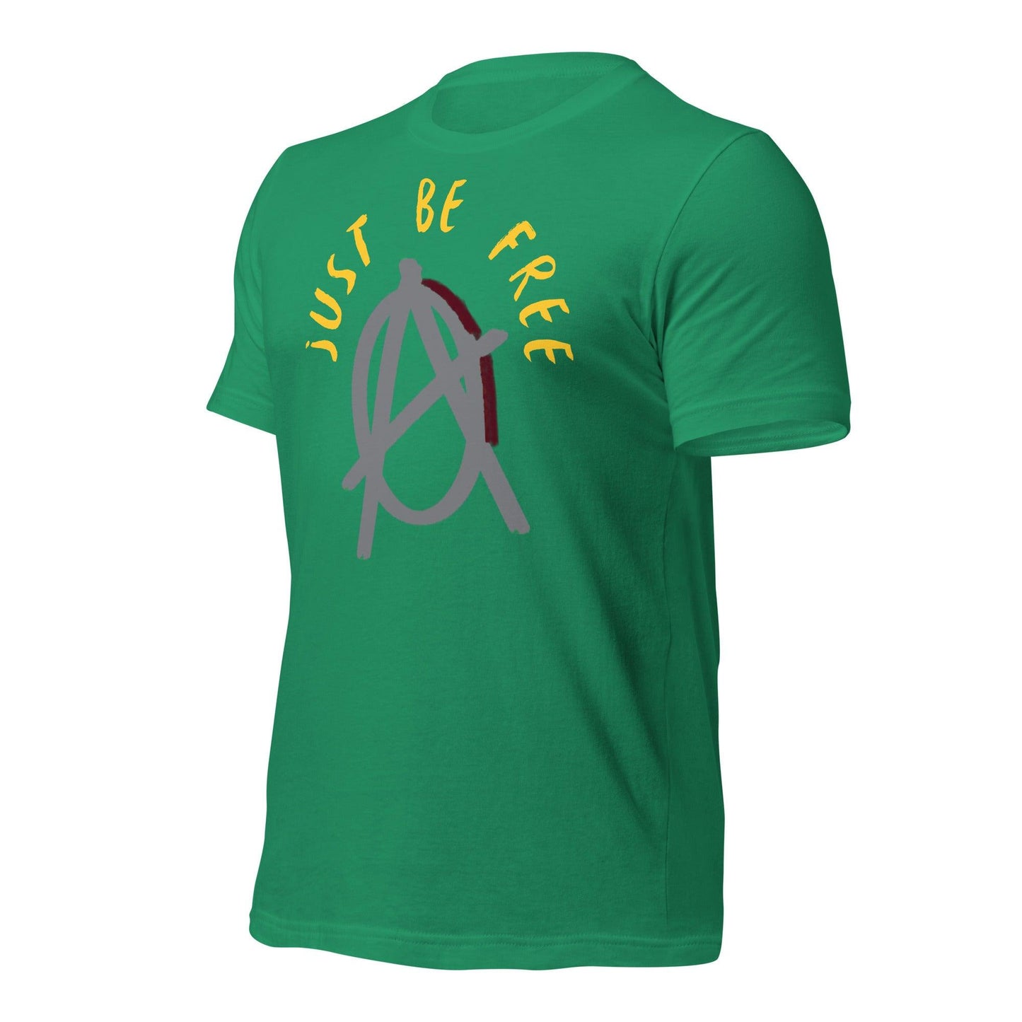 Anarchy Wear "Just Be Free" Agora Grey Unisex t-shirt - AnarchyWear