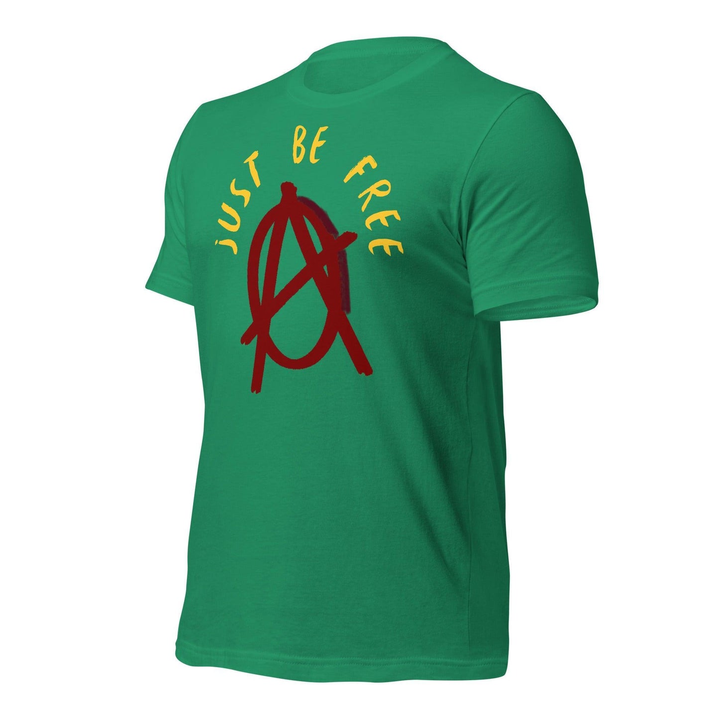 Anarchy Wear "Just Be Free" Red Unisex t-shirt - AnarchyWear
