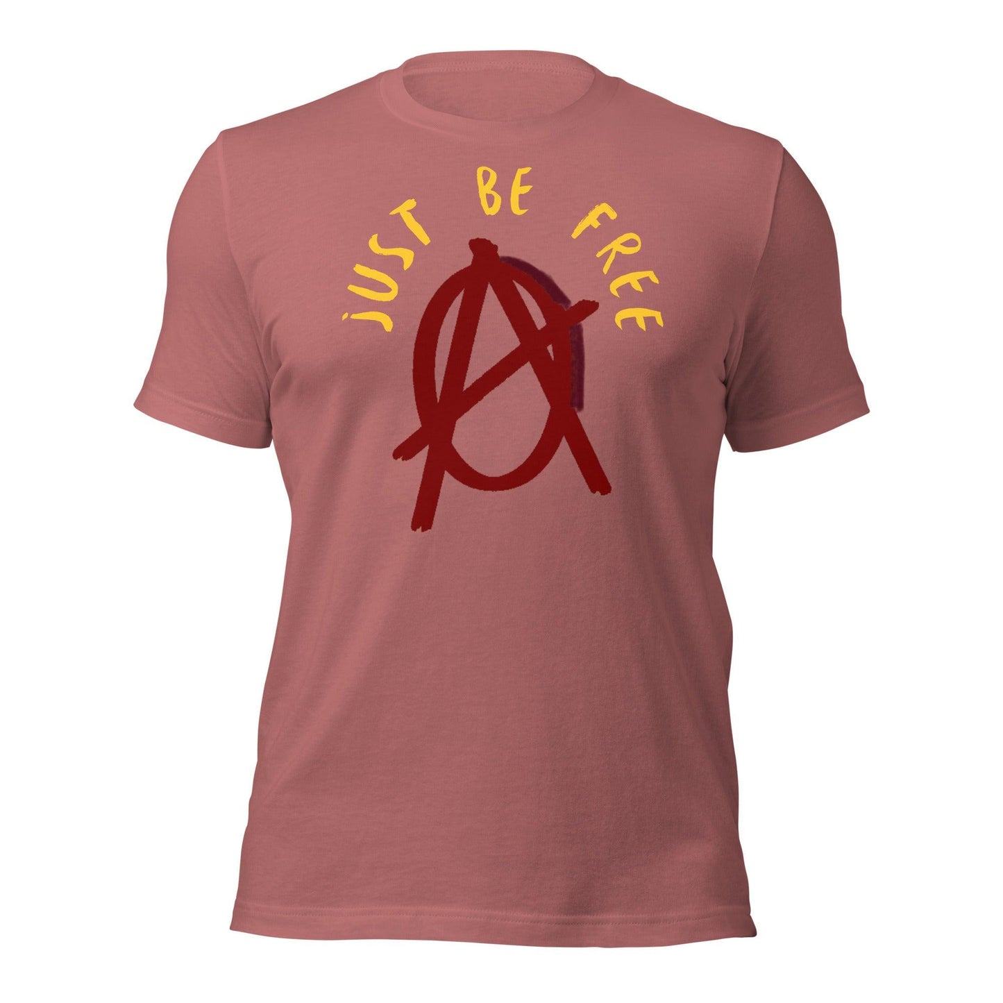 Anarchy Wear "Just Be Free" Red Pastels Unisex t-shirt - AnarchyWear