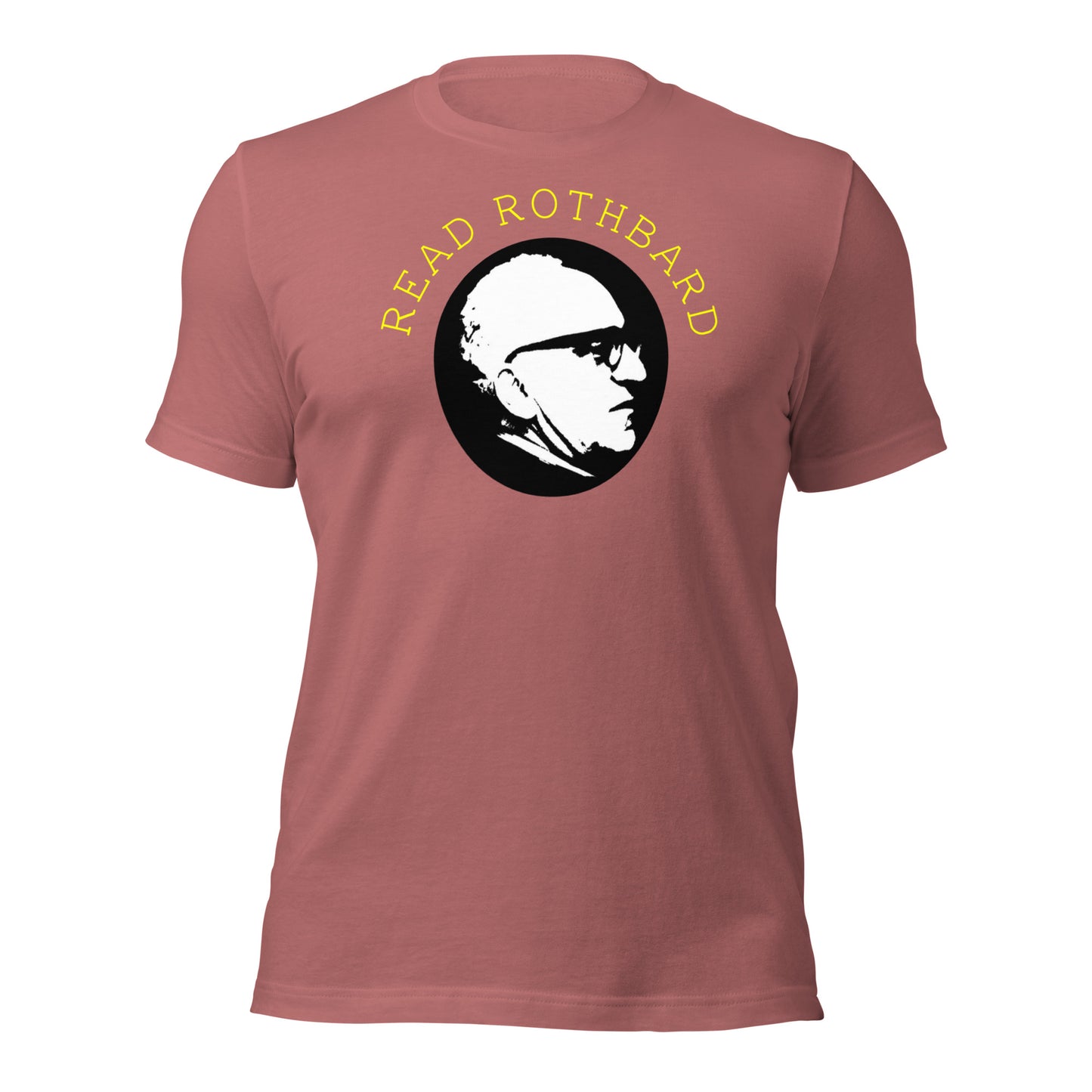 Anarchy Wear Gold on Pastels "Read Rothbard" Unisex t-shirt