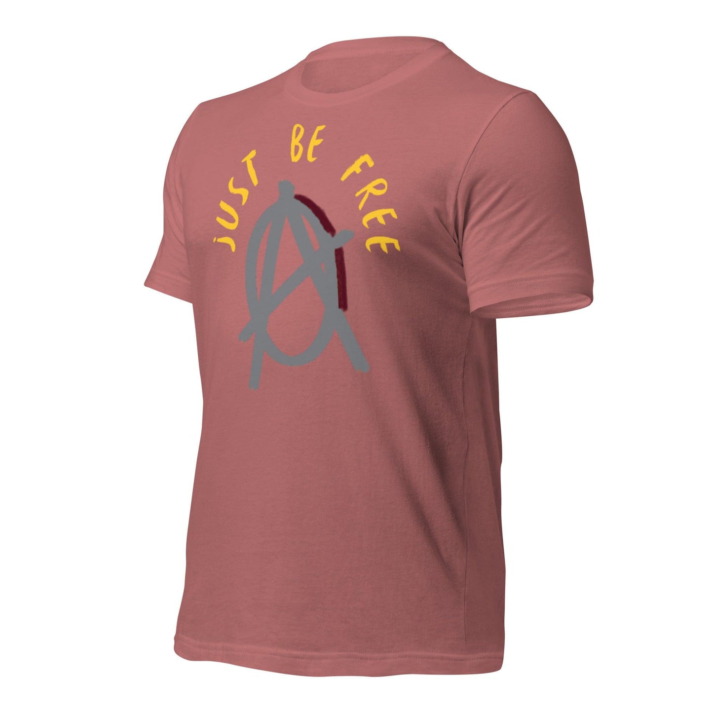 Anarchy Wear "Just Be Free" Grey Pastels Unisex t-shirt - AnarchyWear