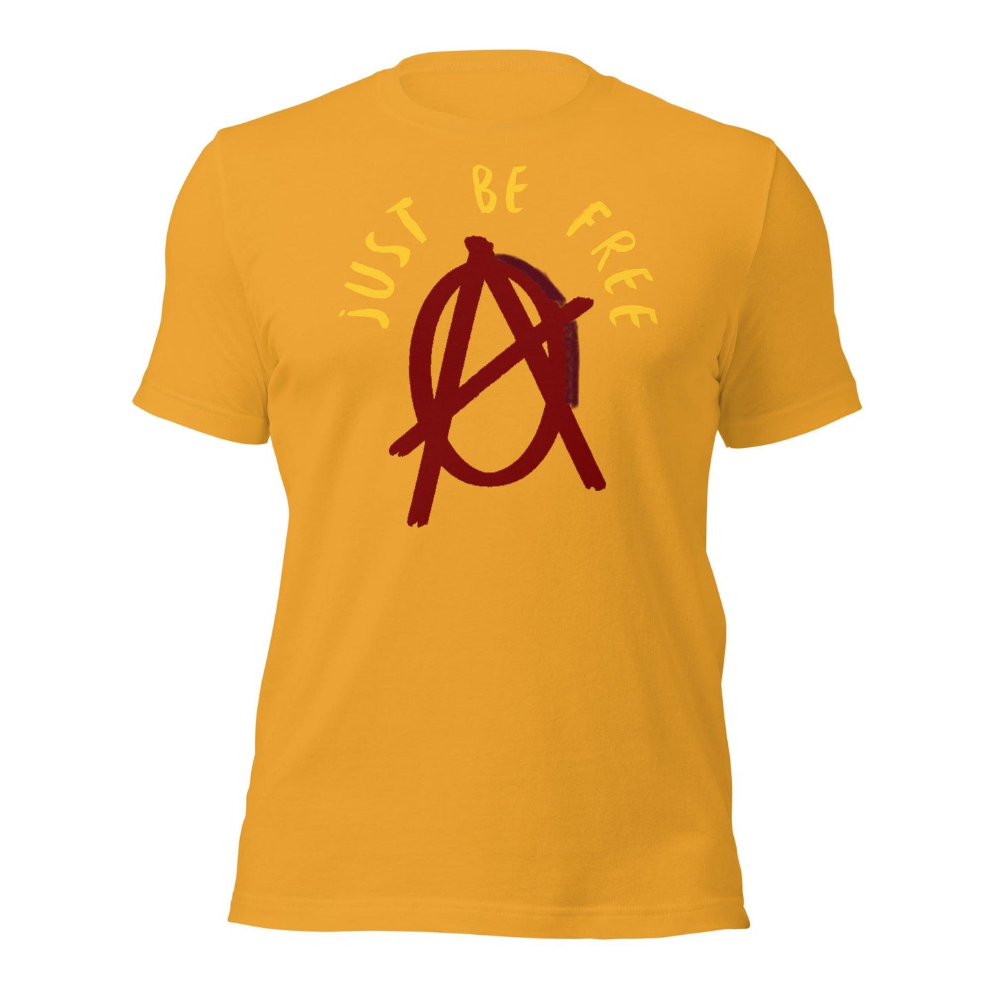 Anarchy Wear "Just Be Free" Red Pastels Unisex t-shirt - AnarchyWear
