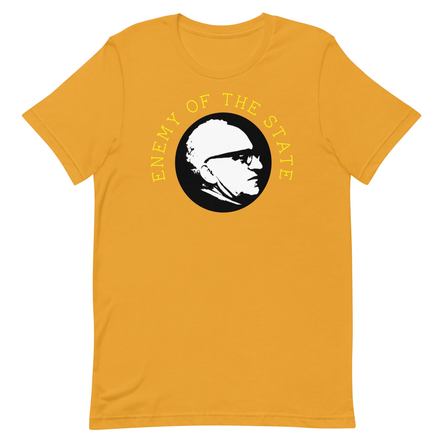 Anarchy Wear Gold on Pastels "Enemy of The State" Unisex t-shirt