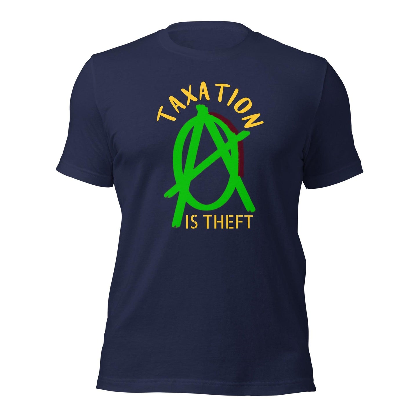 Anarchy Wear Green "Taxation Is Theft" Unisex t-shirt - AnarchyWear
