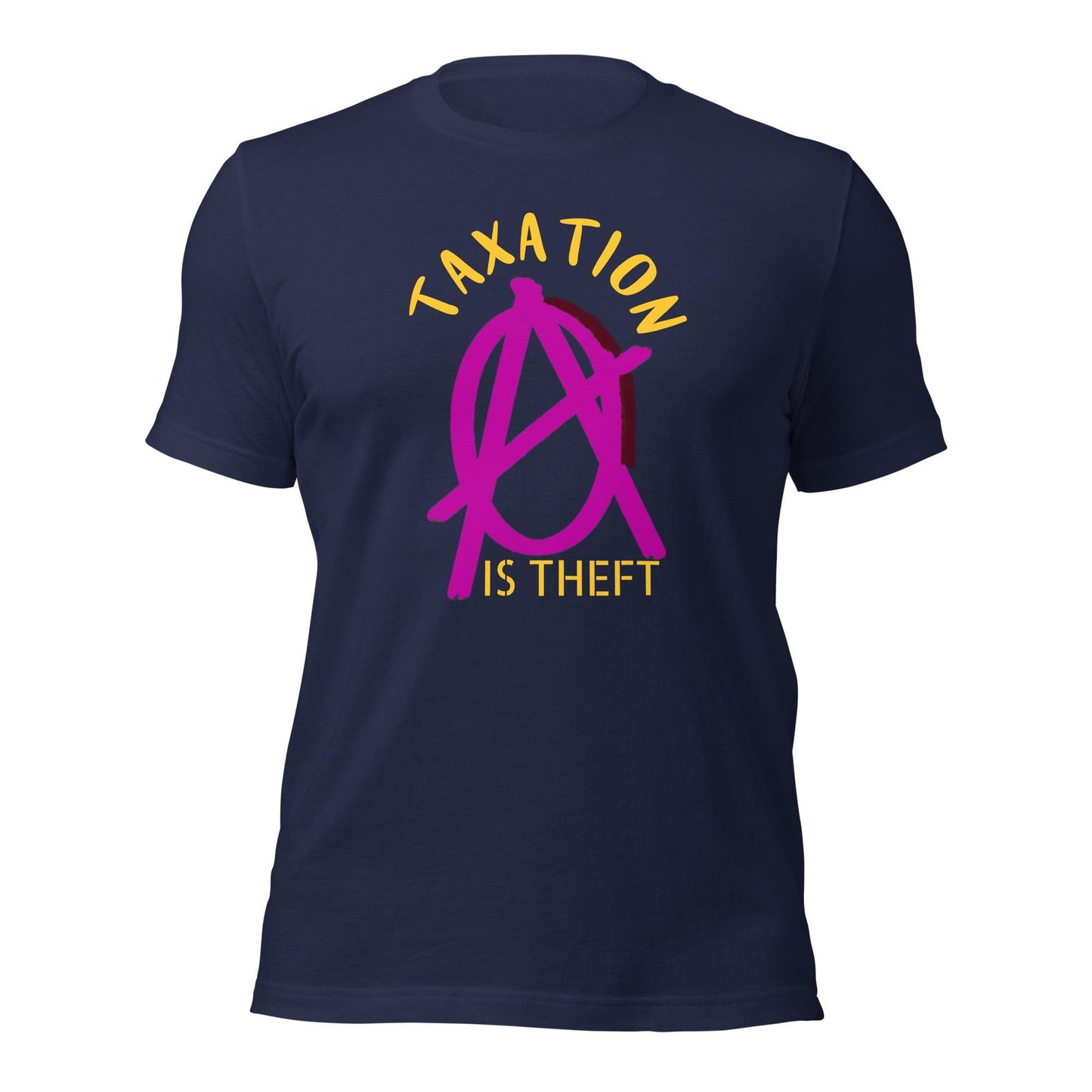 Anarchy Wear Pink "Taxation Is Theft" Unisex t-shirt - AnarchyWear