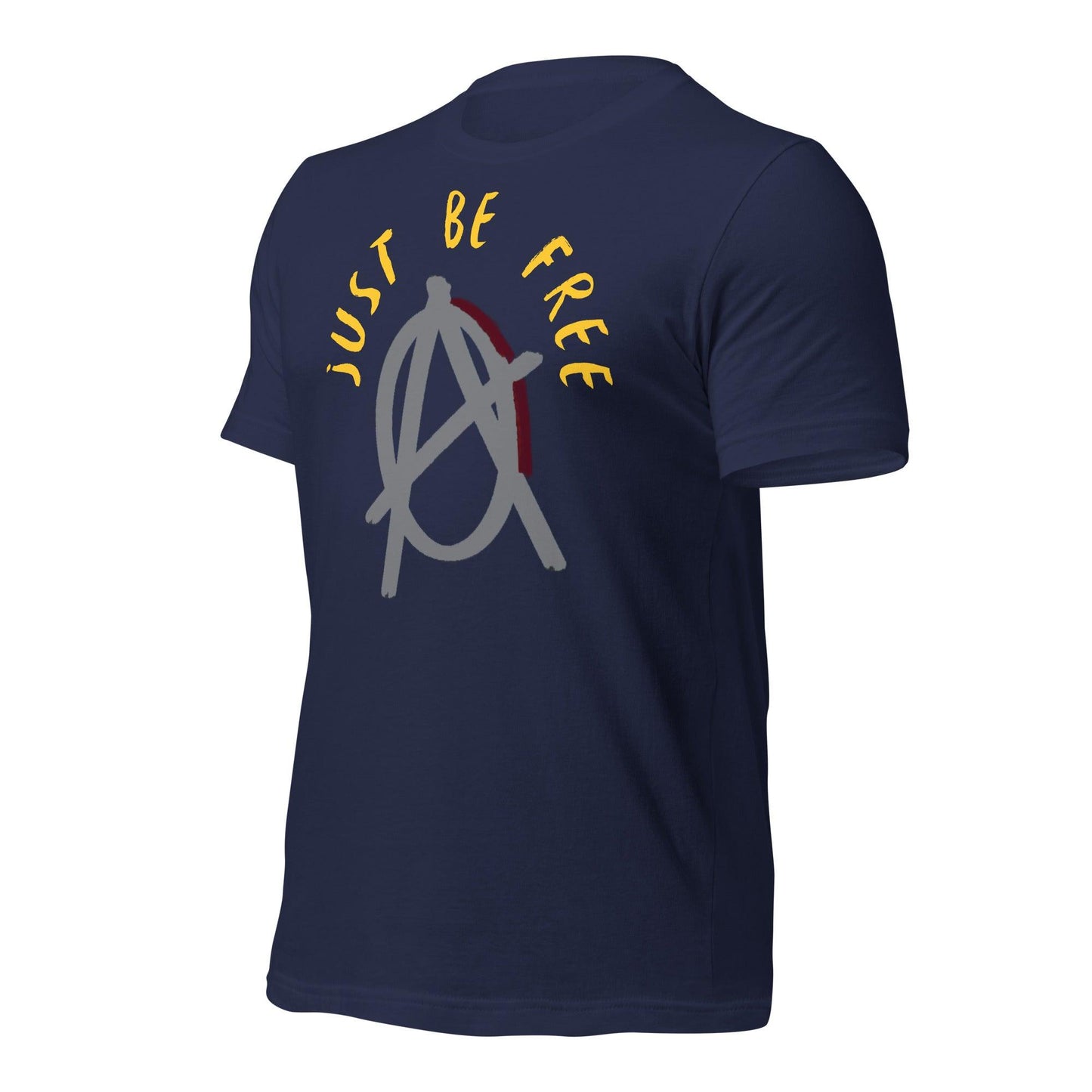 Anarchy Wear "Just Be Free" Agora Grey Unisex t-shirt - AnarchyWear