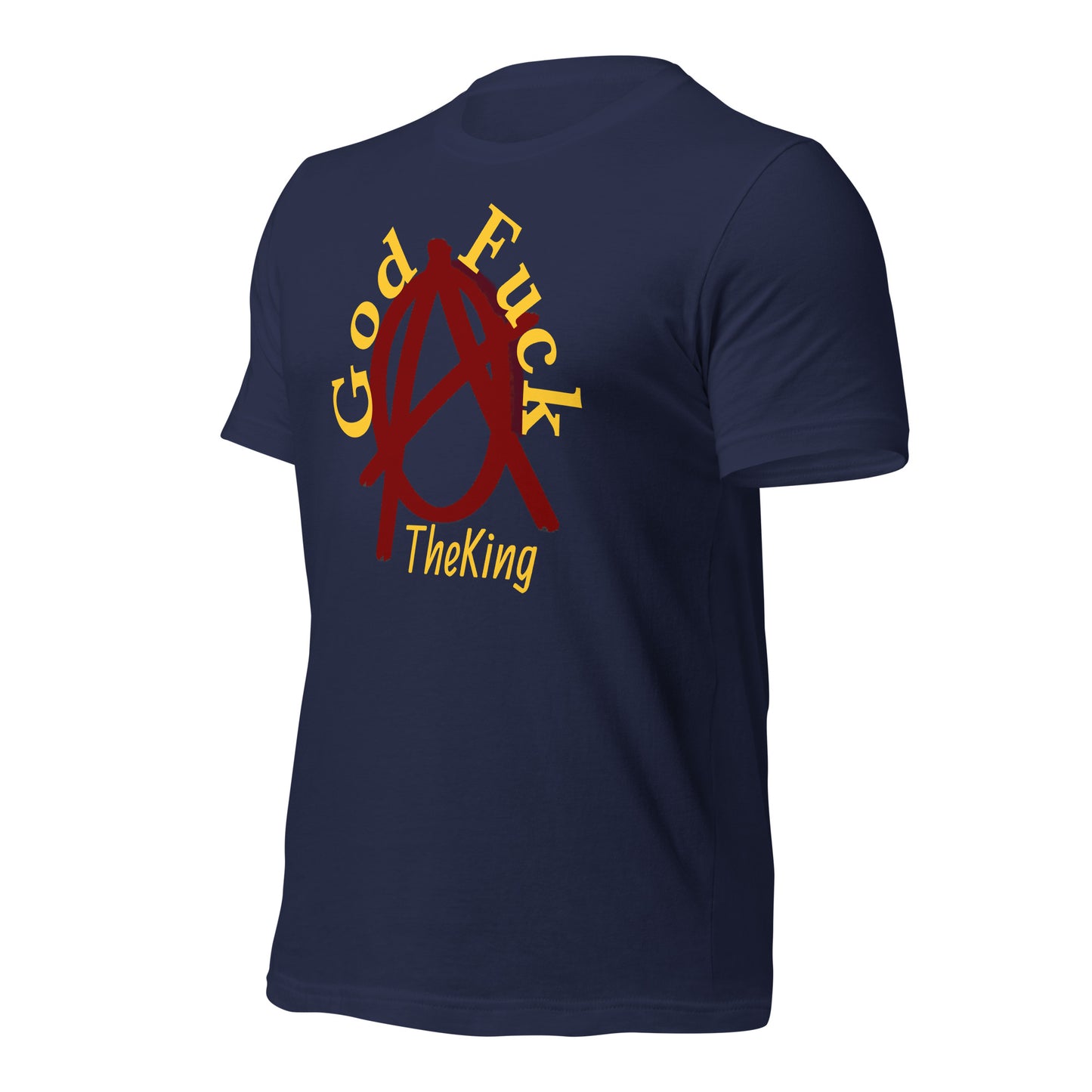 Anarchy Wear Red "God Fuck The King!" Unisex t-shirt