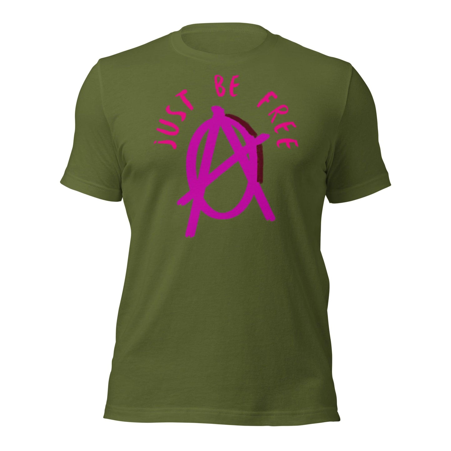 Anarchy Wear "Just Be Free" Pink Unisex t-shirt - AnarchyWear