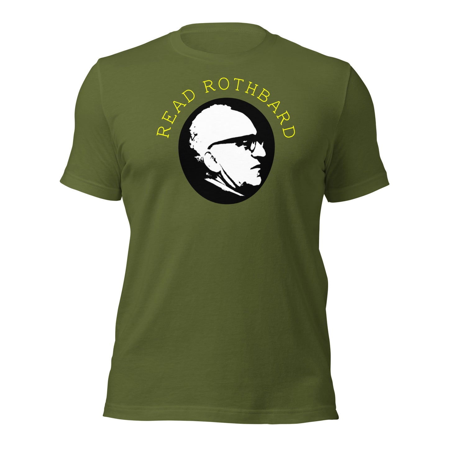 Anarchy Wear Gold "Read Rothbard" Unisex t-shirt