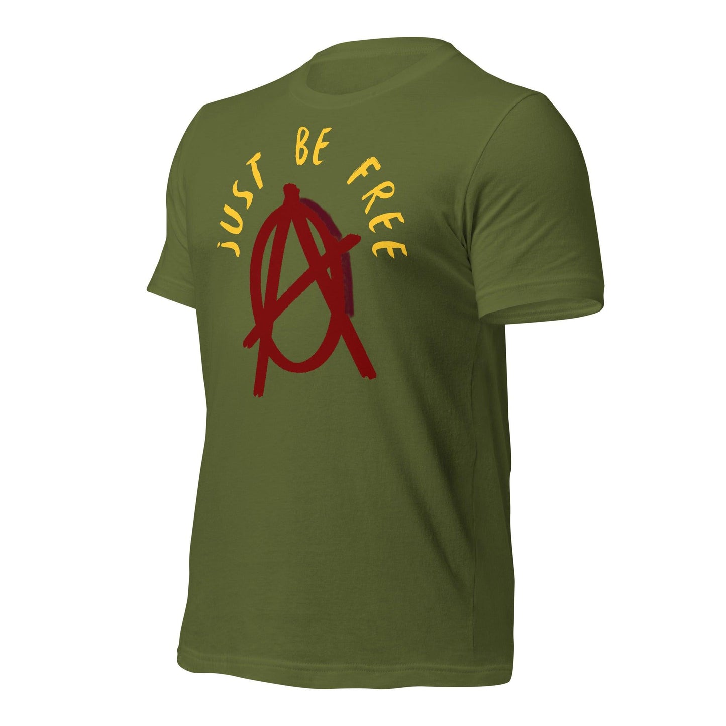 Anarchy Wear "Just Be Free" Red Unisex t-shirt - AnarchyWear