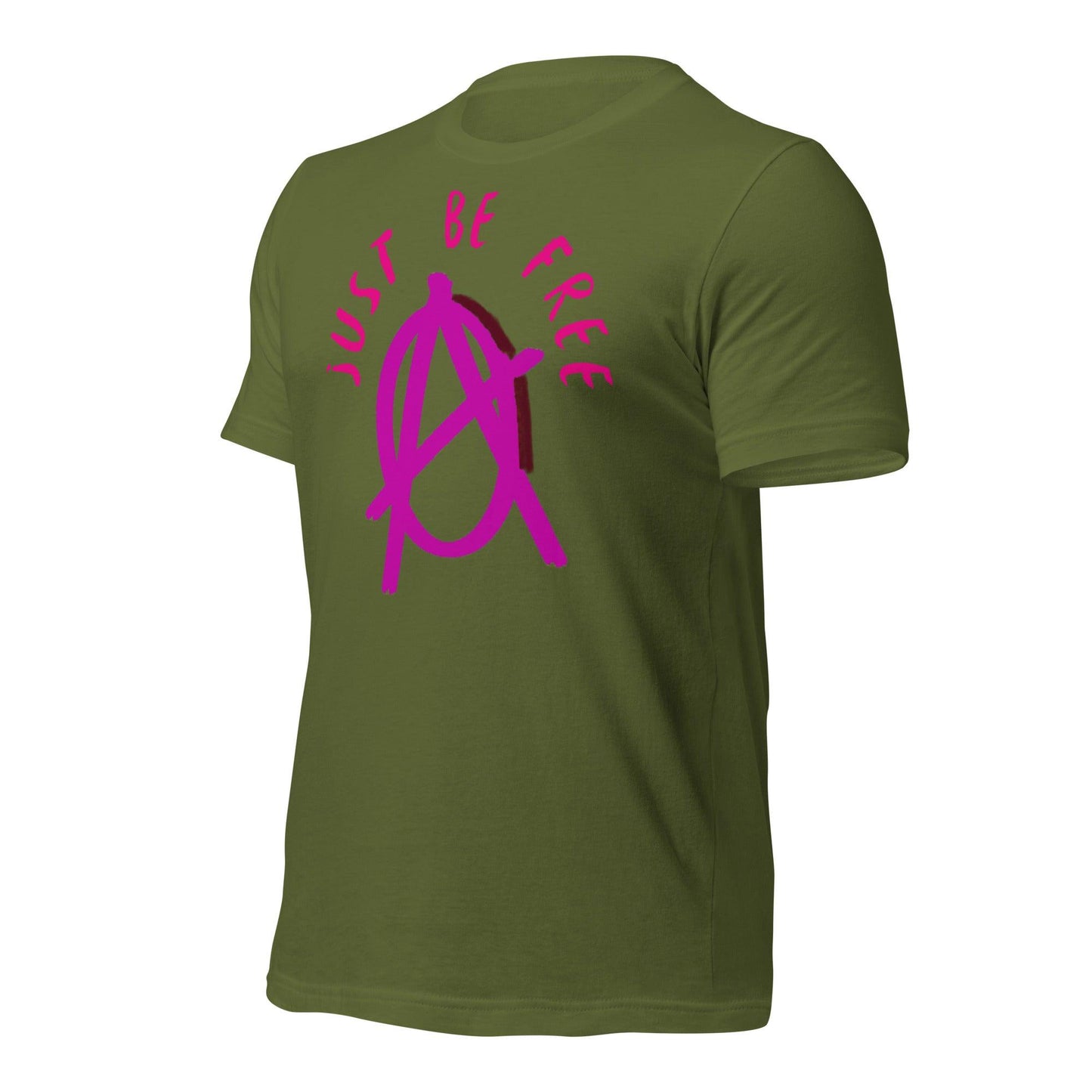 Anarchy Wear "Just Be Free" Pink Unisex t-shirt - AnarchyWear
