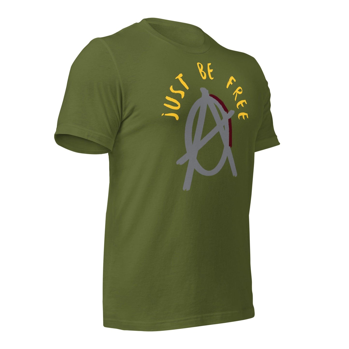 Anarchy Wear "Just Be Free" Agora Grey Unisex t-shirt - AnarchyWear