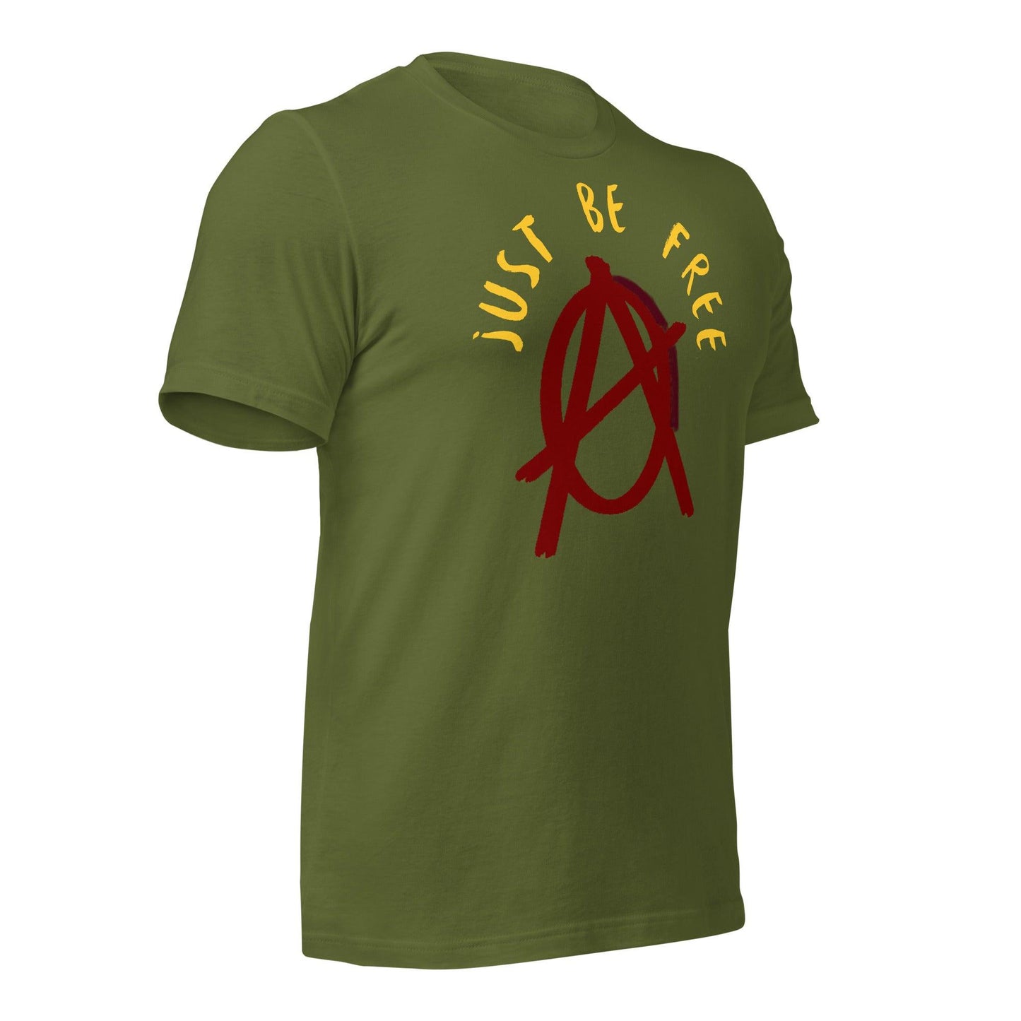 Anarchy Wear "Just Be Free" Red Unisex t-shirt - AnarchyWear