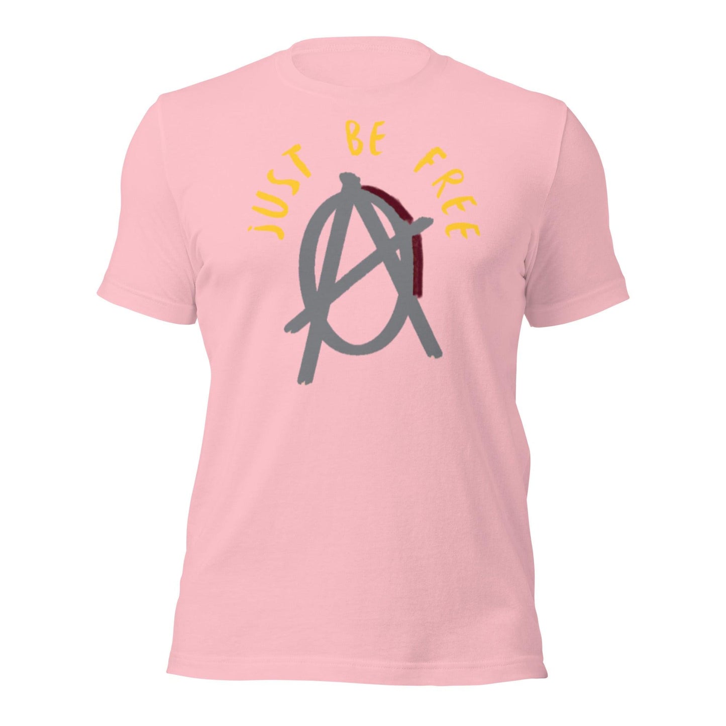 Anarchy Wear "Just Be Free" Grey Pastels Unisex t-shirt - AnarchyWear